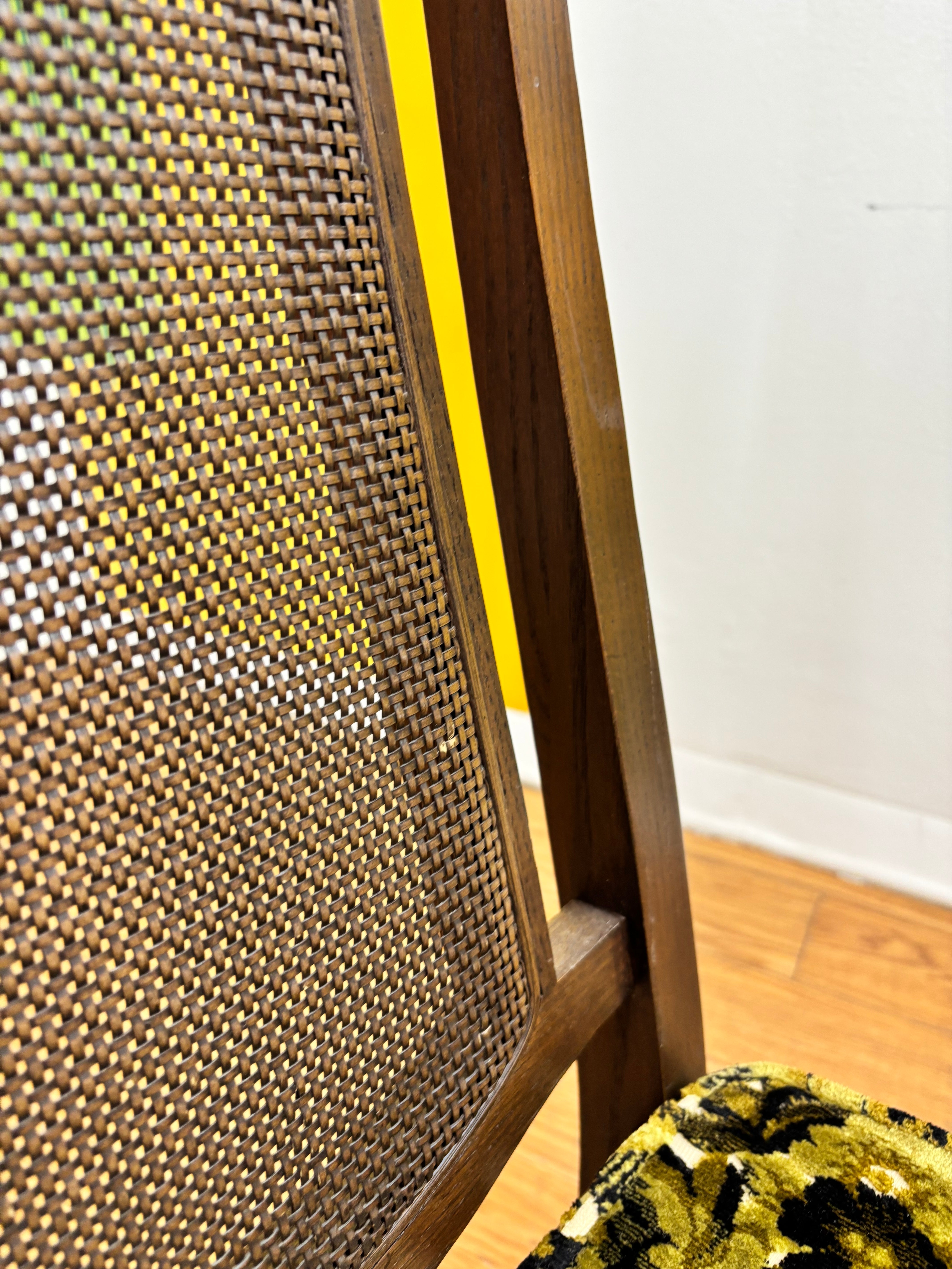 Green Floral Dining Chair (4)