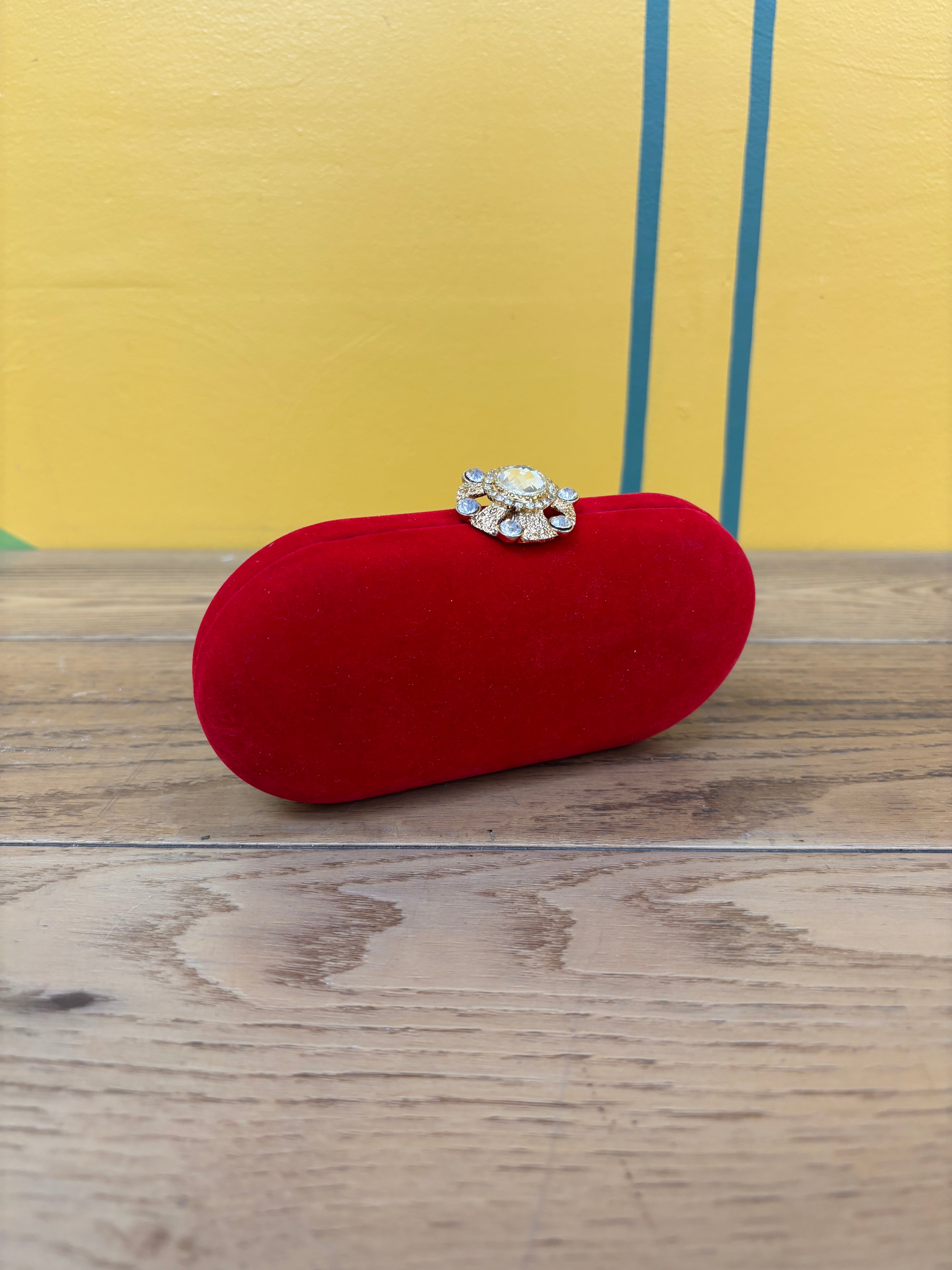 Red Velvet Clutch