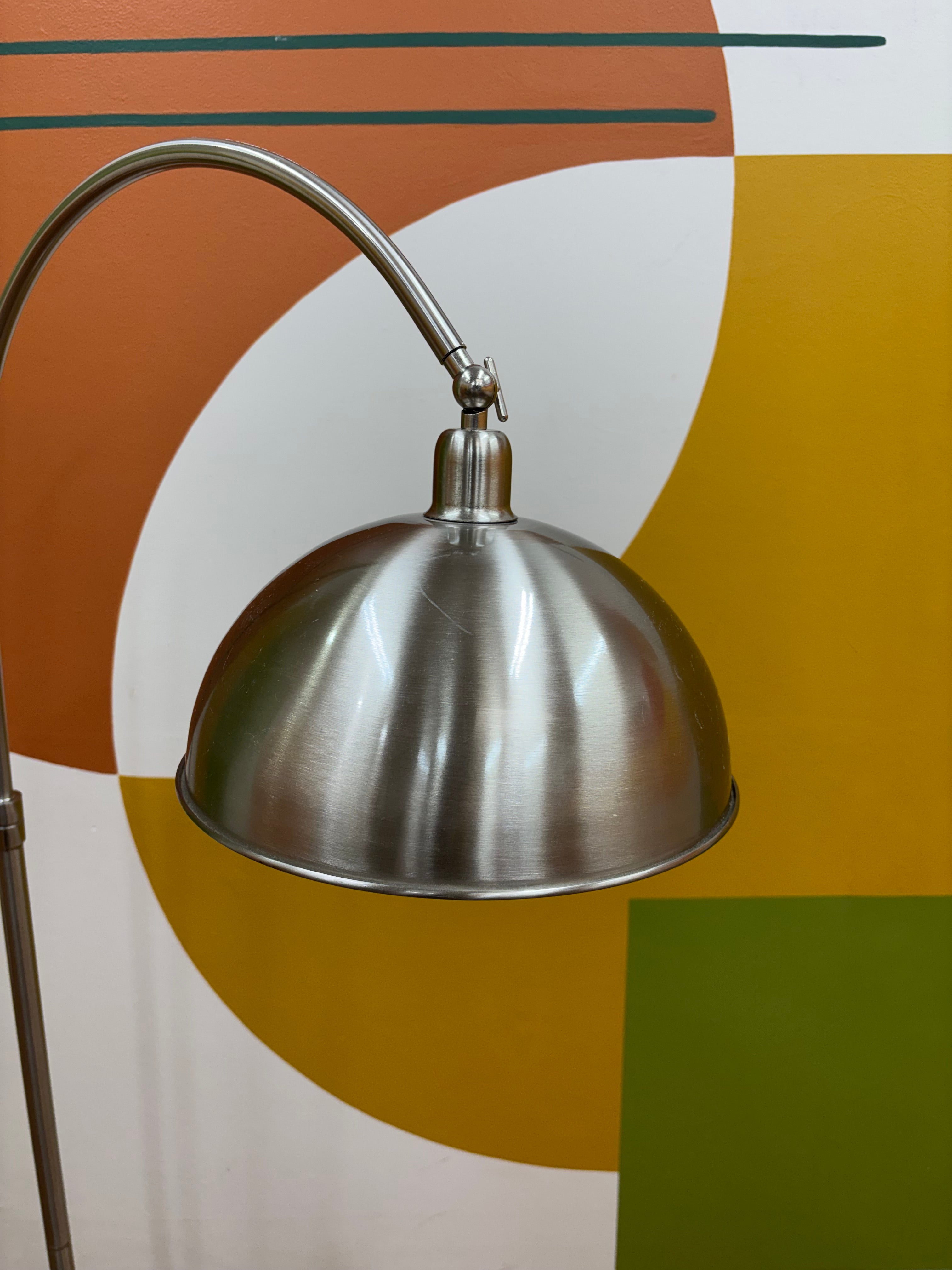 Chrome Arched Floor Lamp