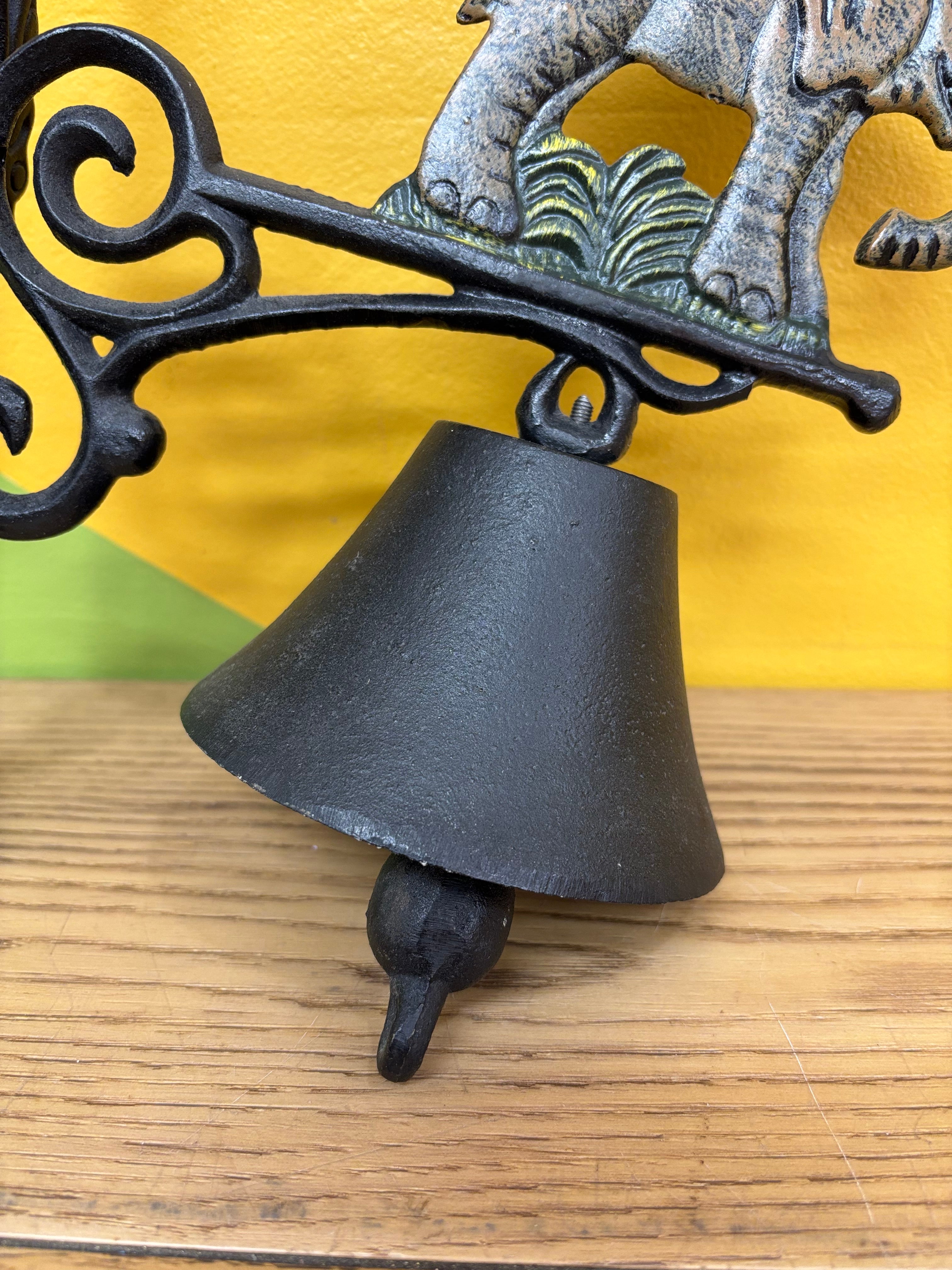 Cast Iron Elephant Wall Bell