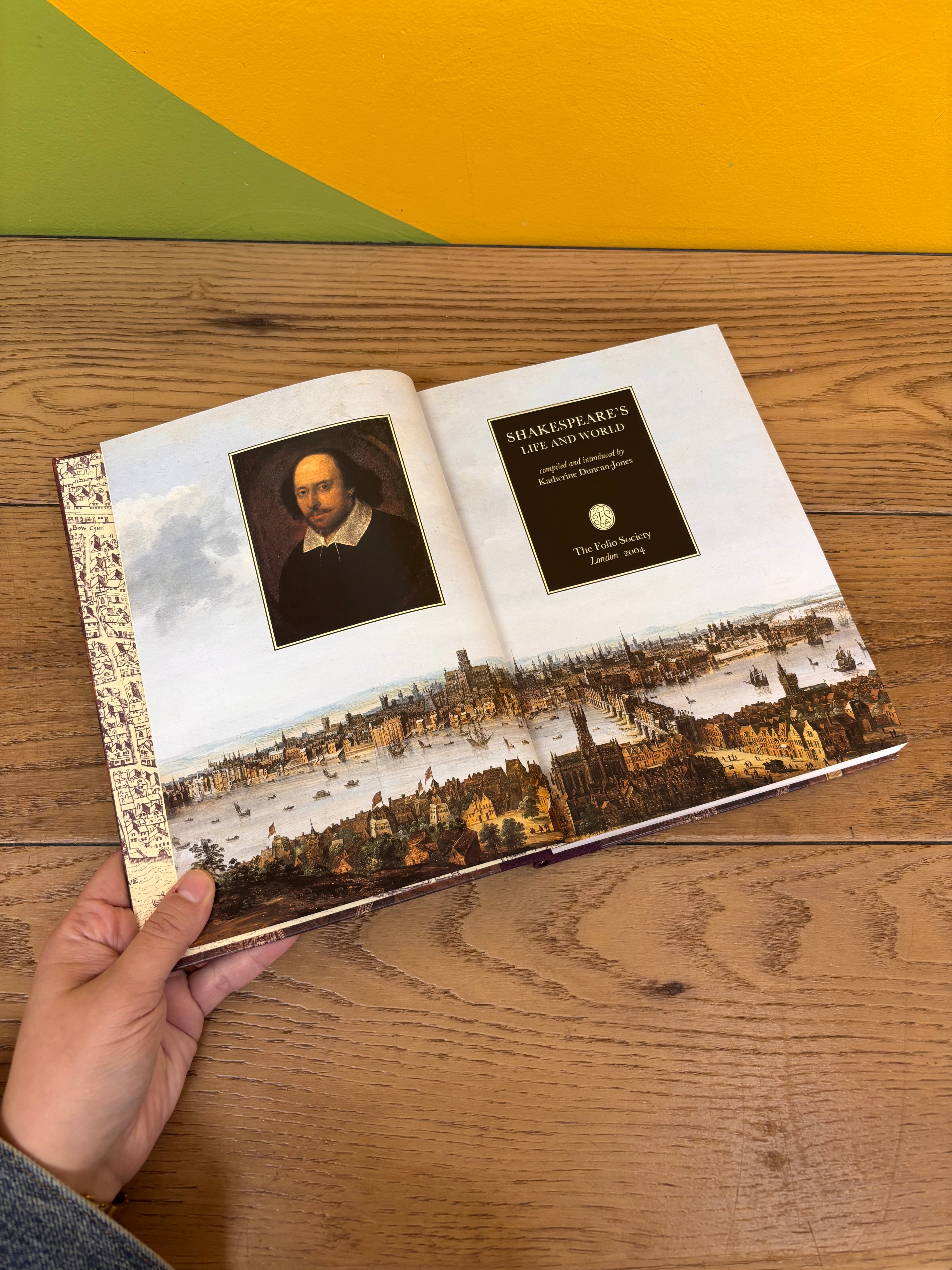 Folio Society "Shakespeare's Life and World" Hardcover Book
