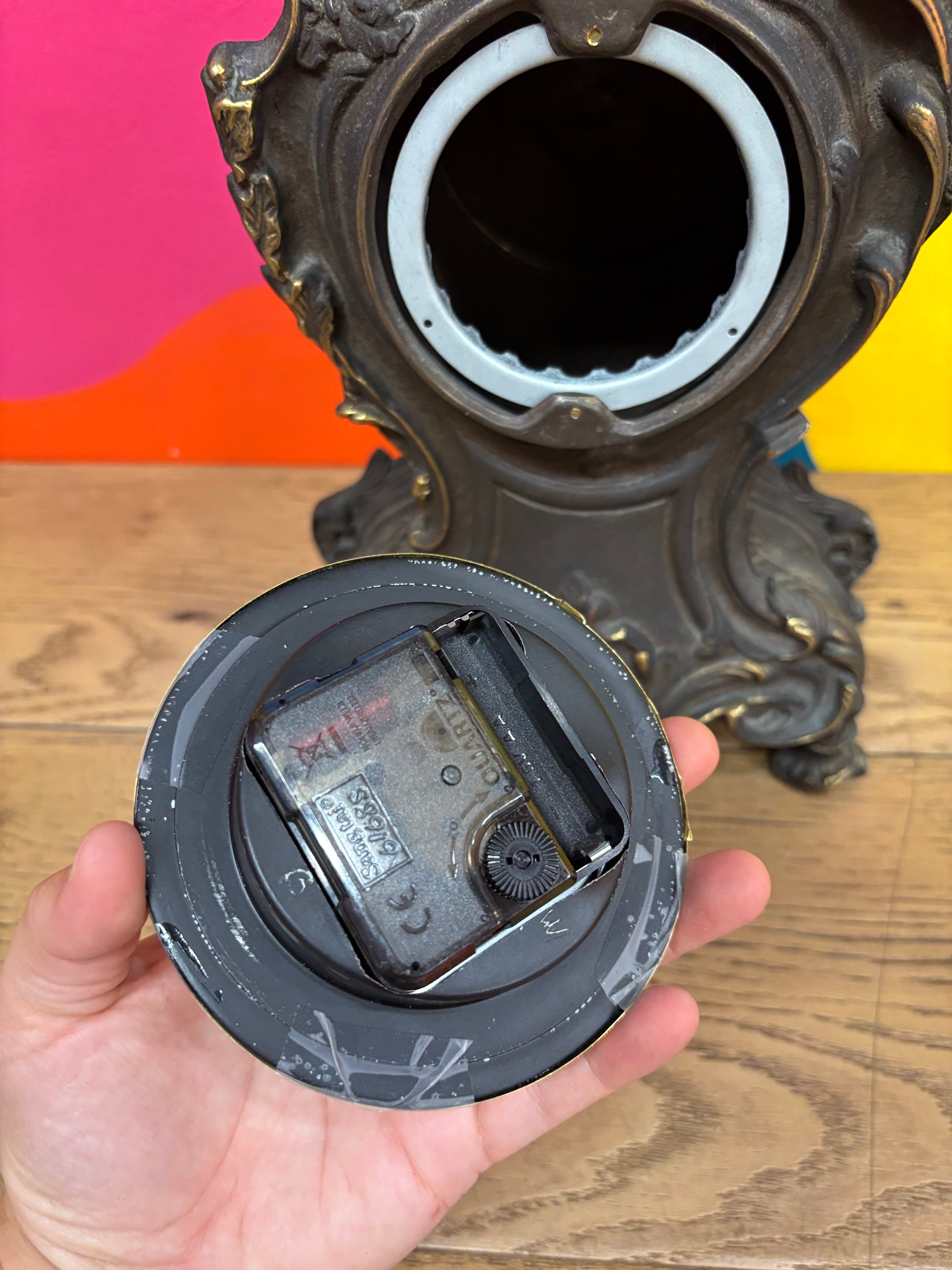 Metal Table Clock