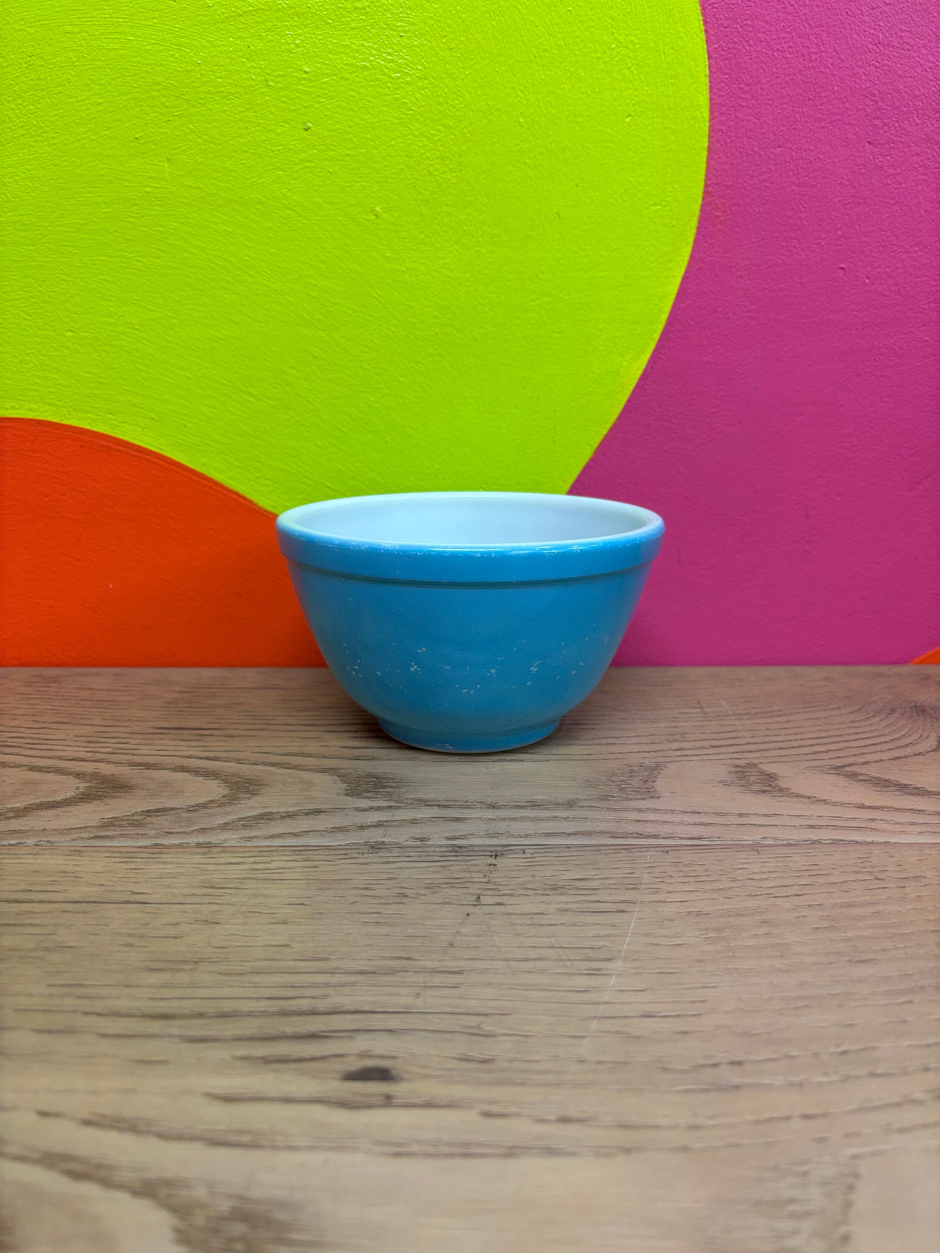 Small Blue Pyrex Bowl