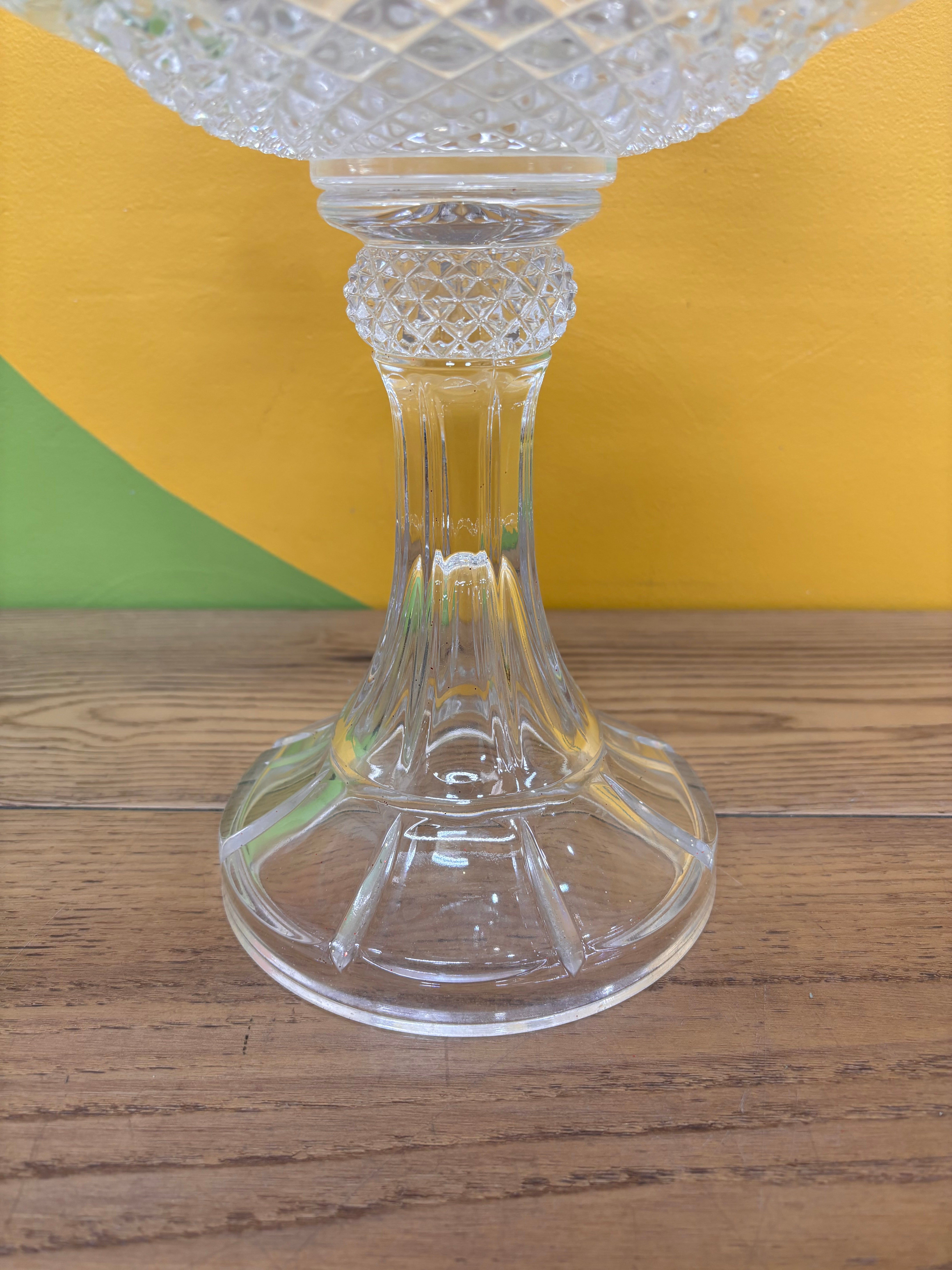 Crystal Pedestal Bowl