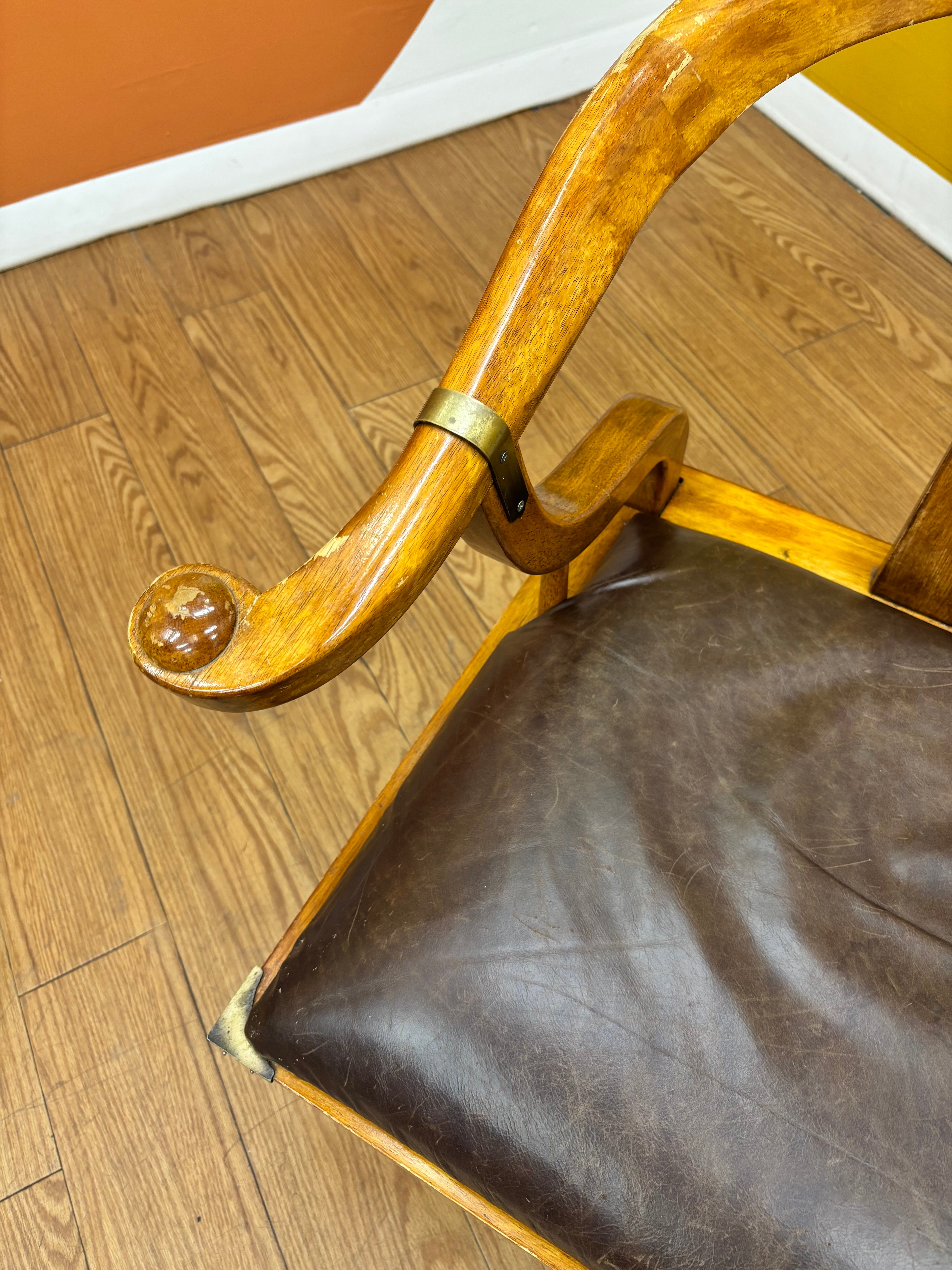 James Mont Style Wood Chair