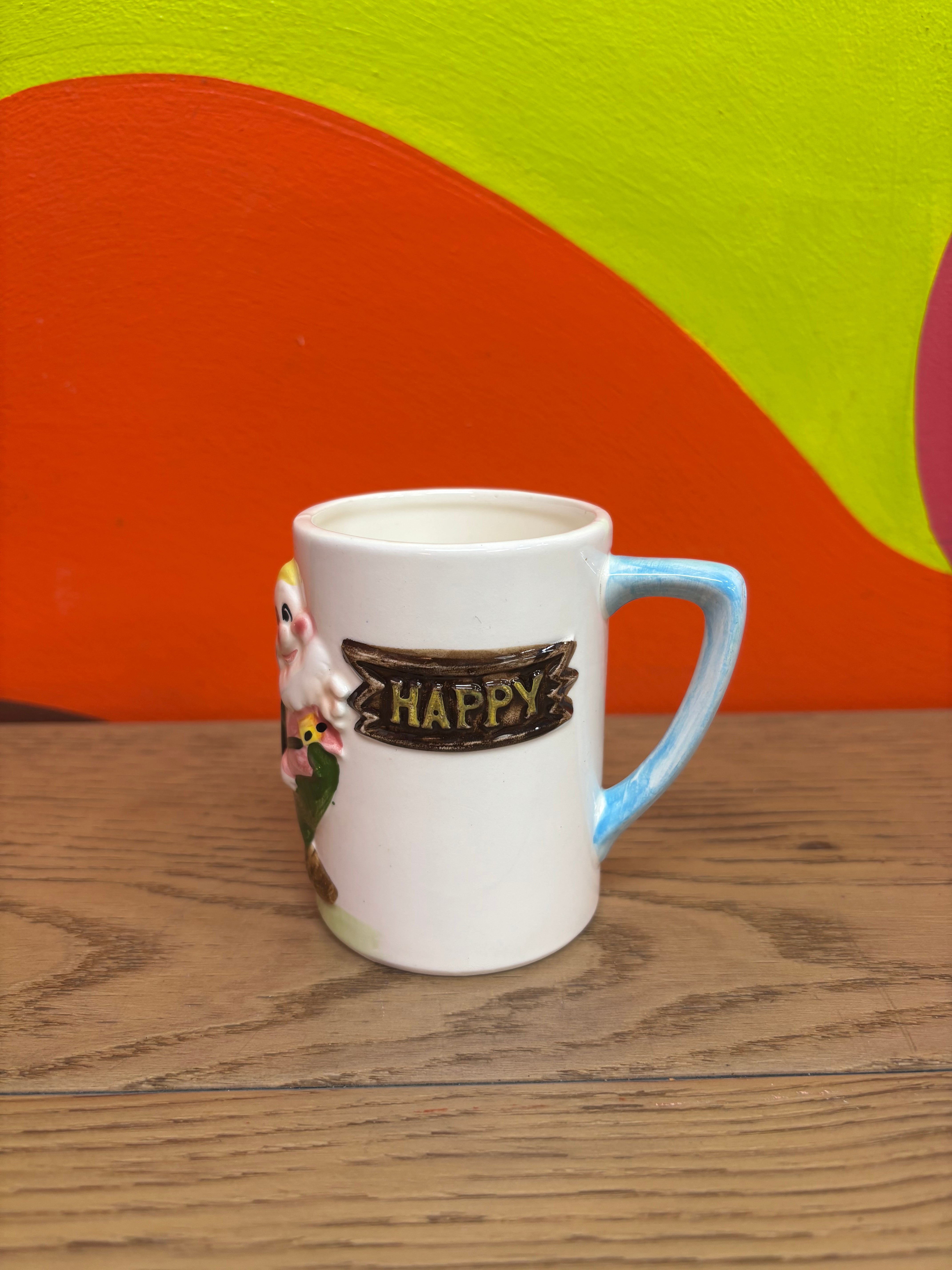 Enesco Japan 3D Happy the Dwarf Mug