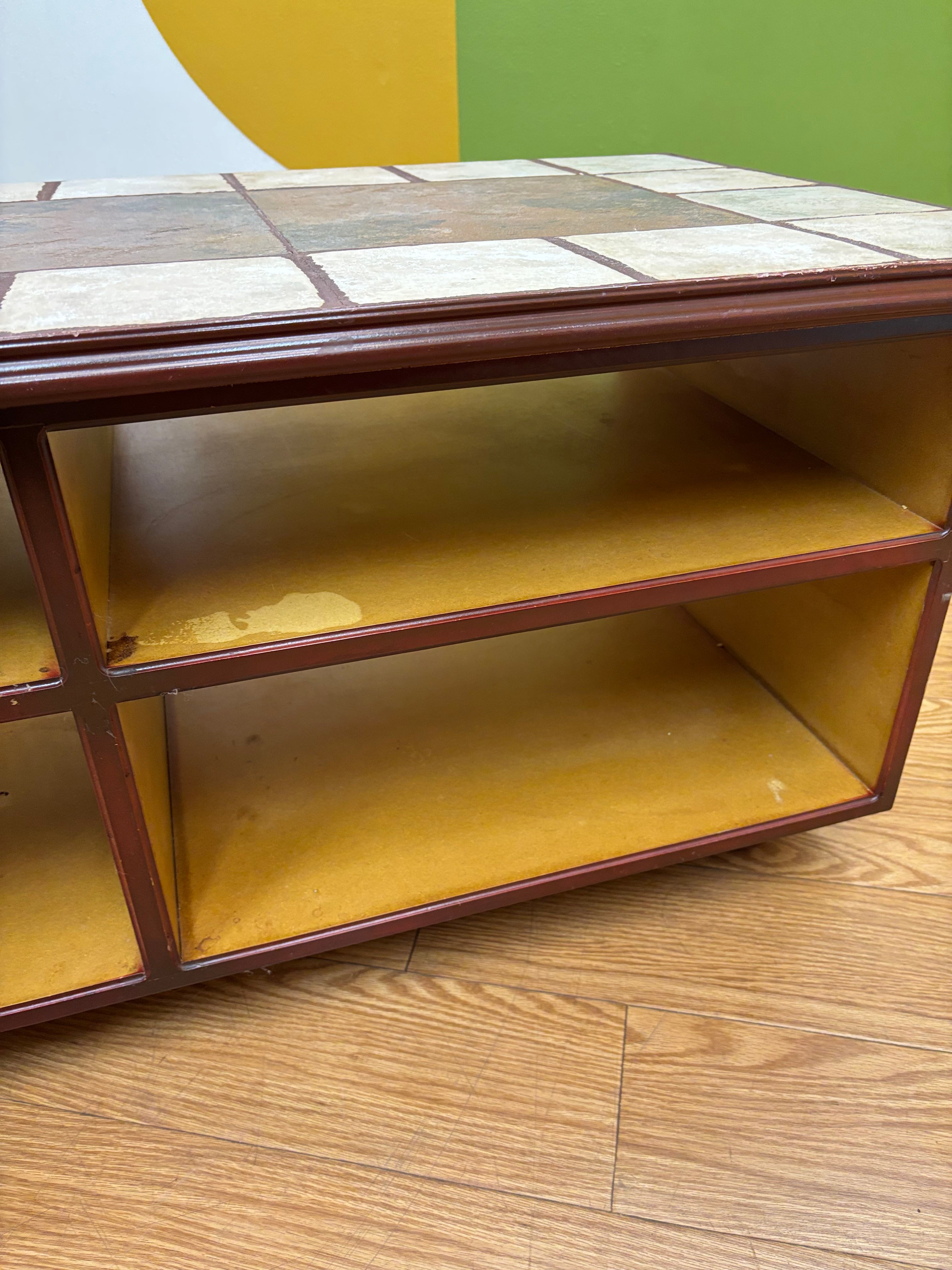 Tile Wood Coffee Table