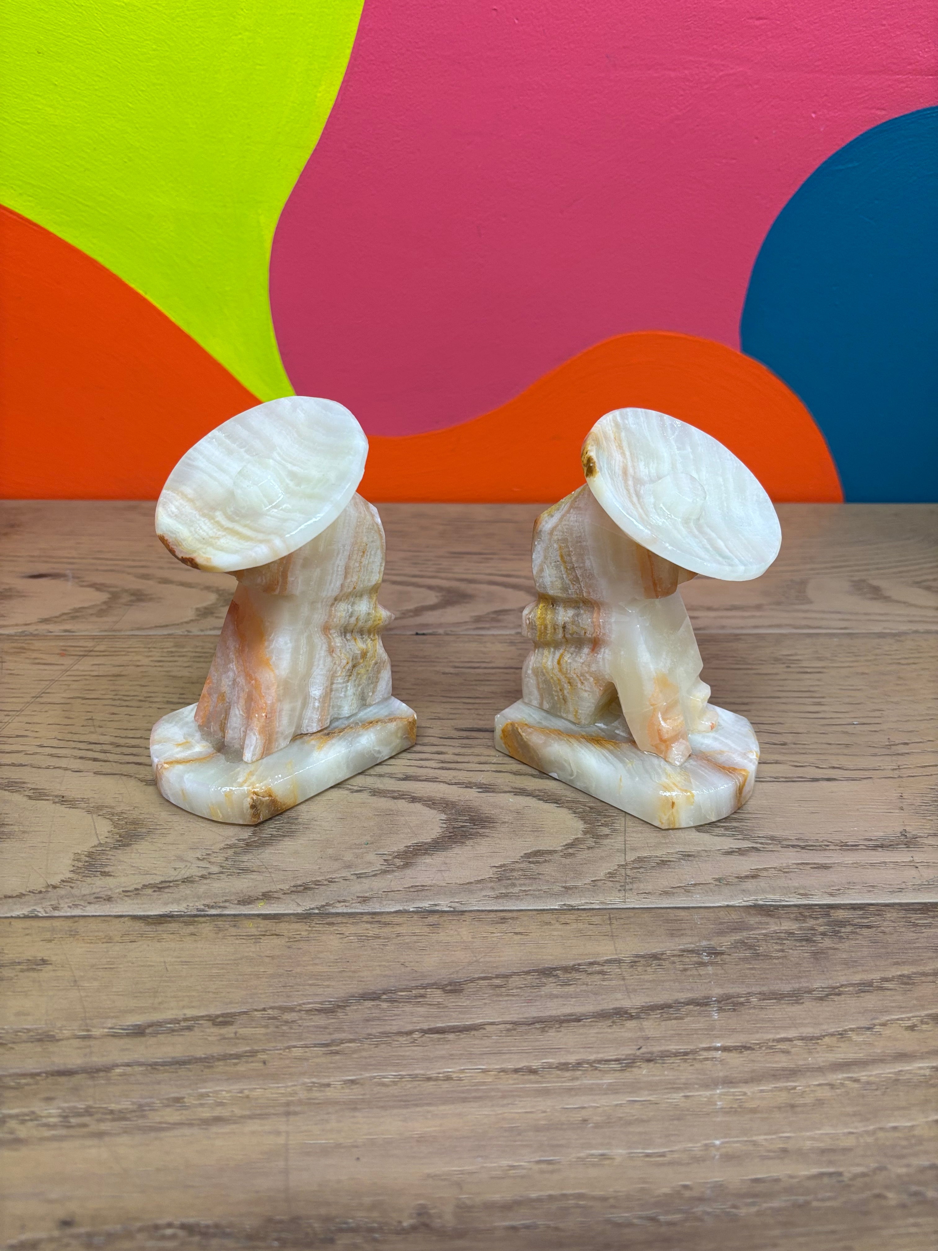 Onyx Bookends