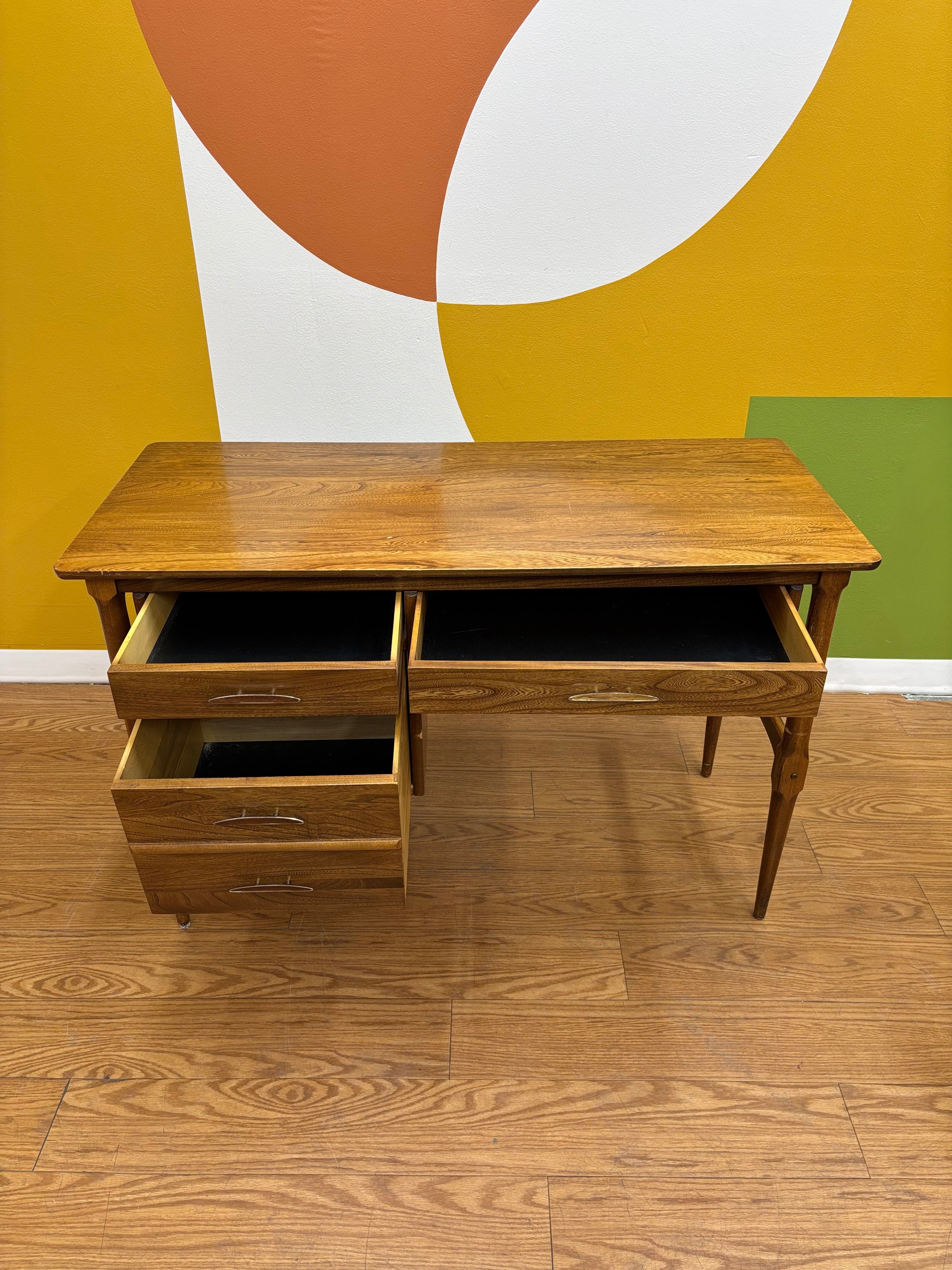 Wood Writing Desk with Matching Chair