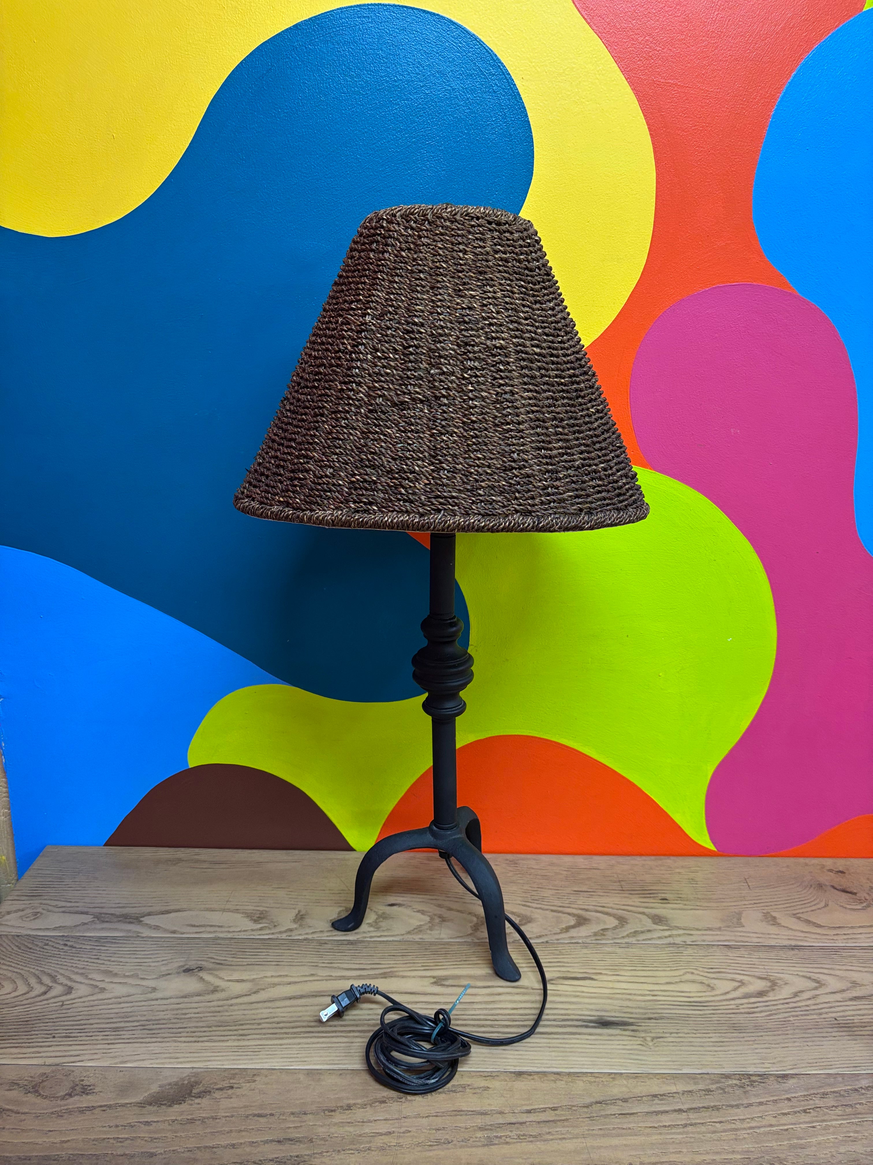 Wrought Iron Table Lamp