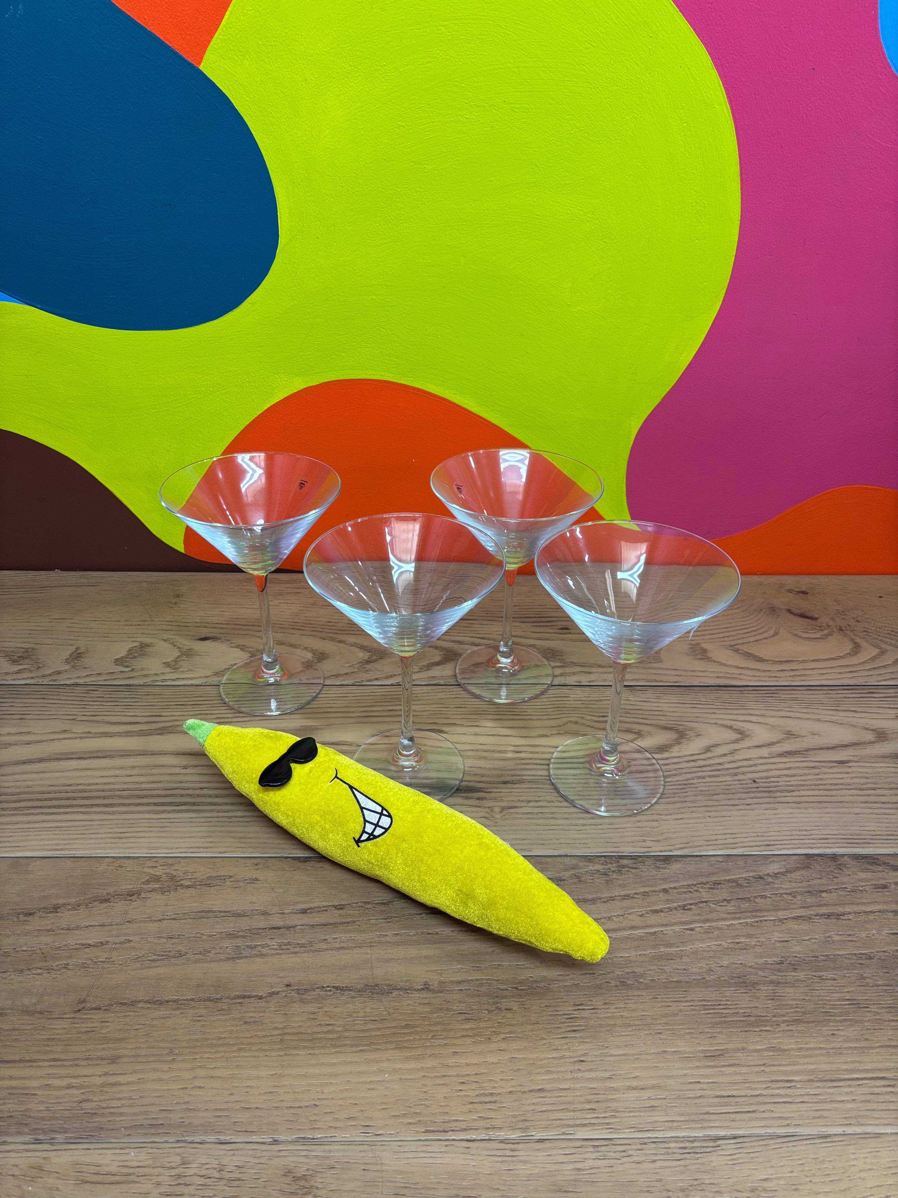 Bowring Portofino 4 Martini Glasses