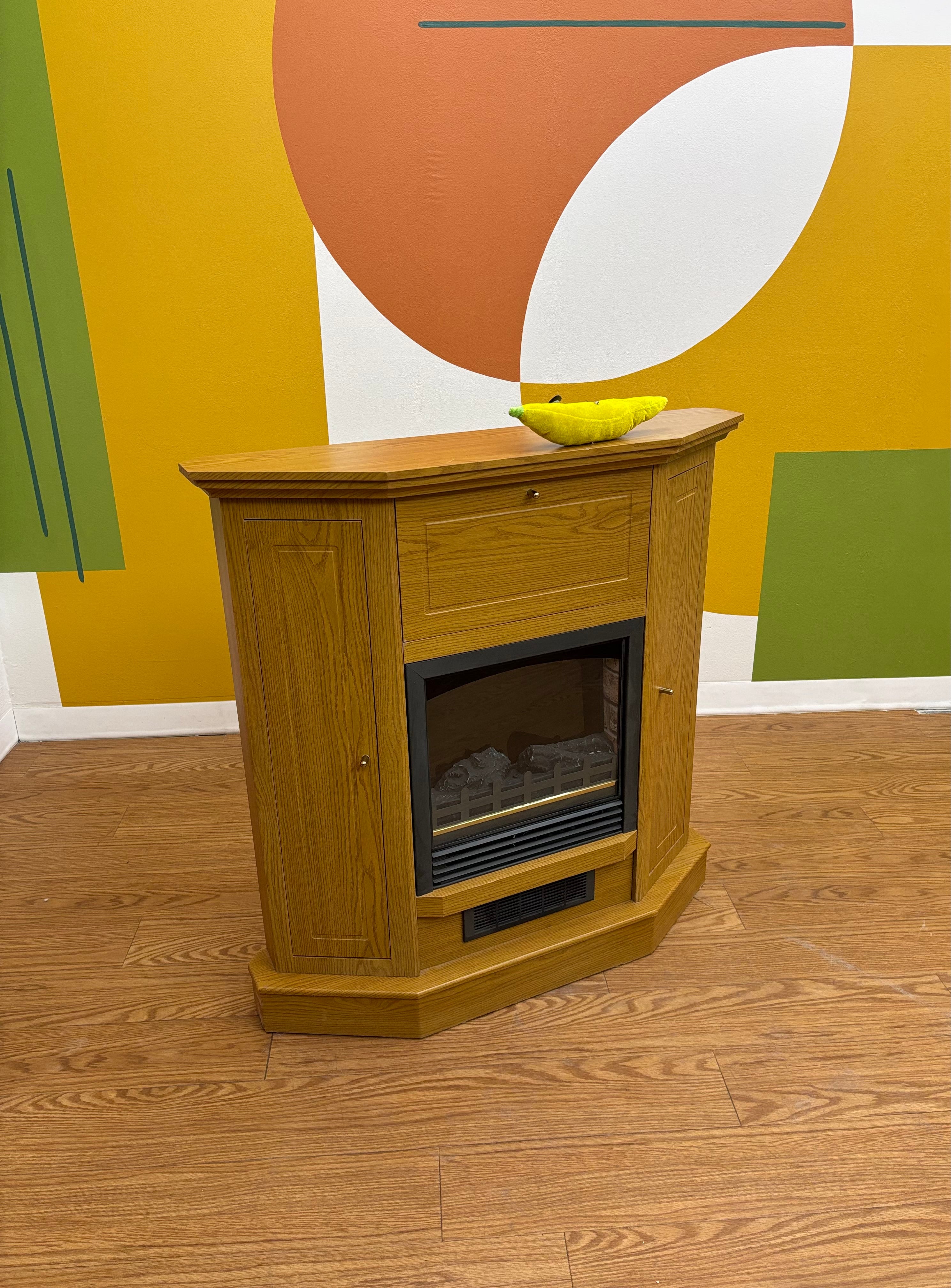 Corner Electric Fireplace
