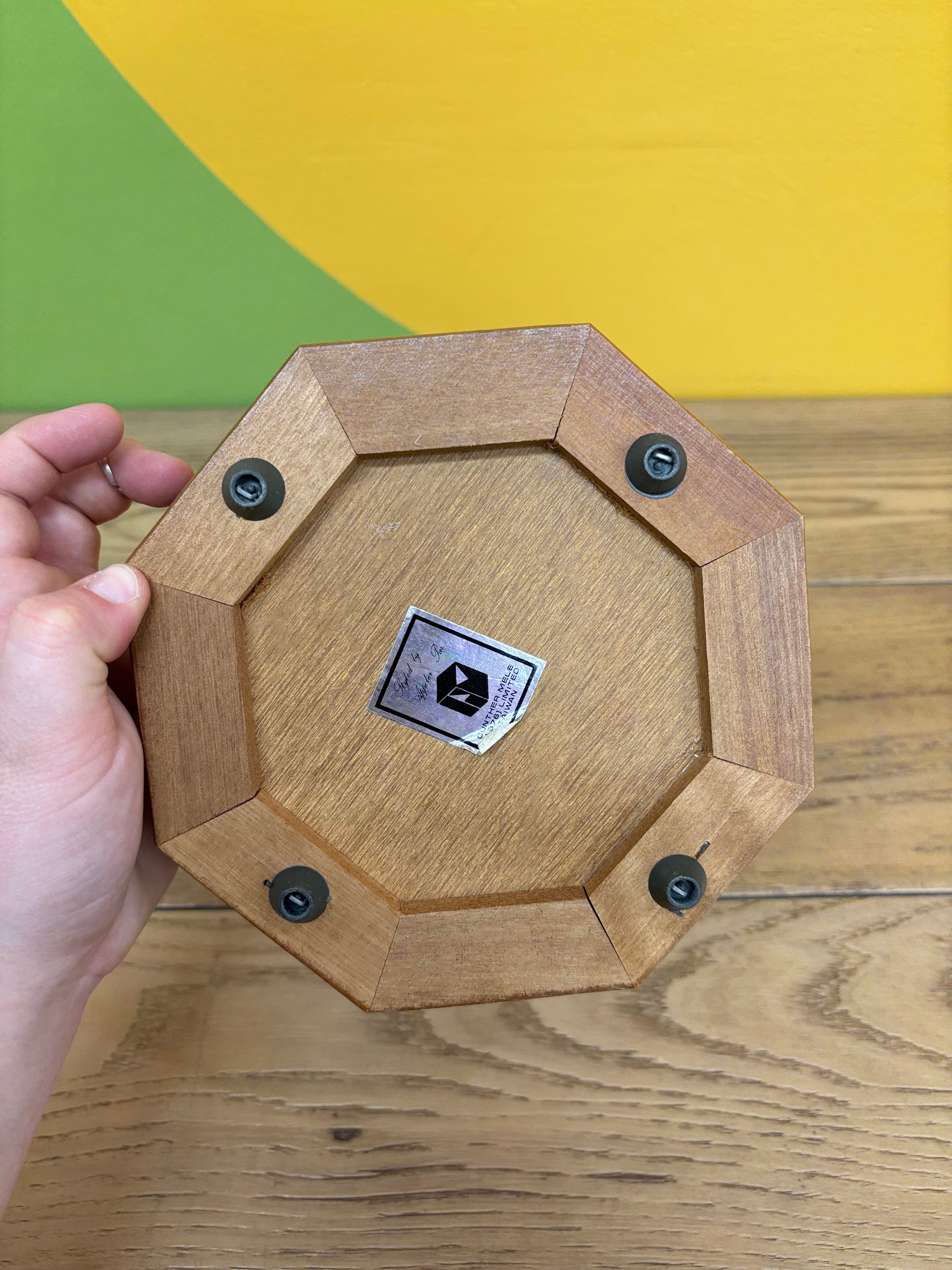 Stained Glass Wood Jewelry Box