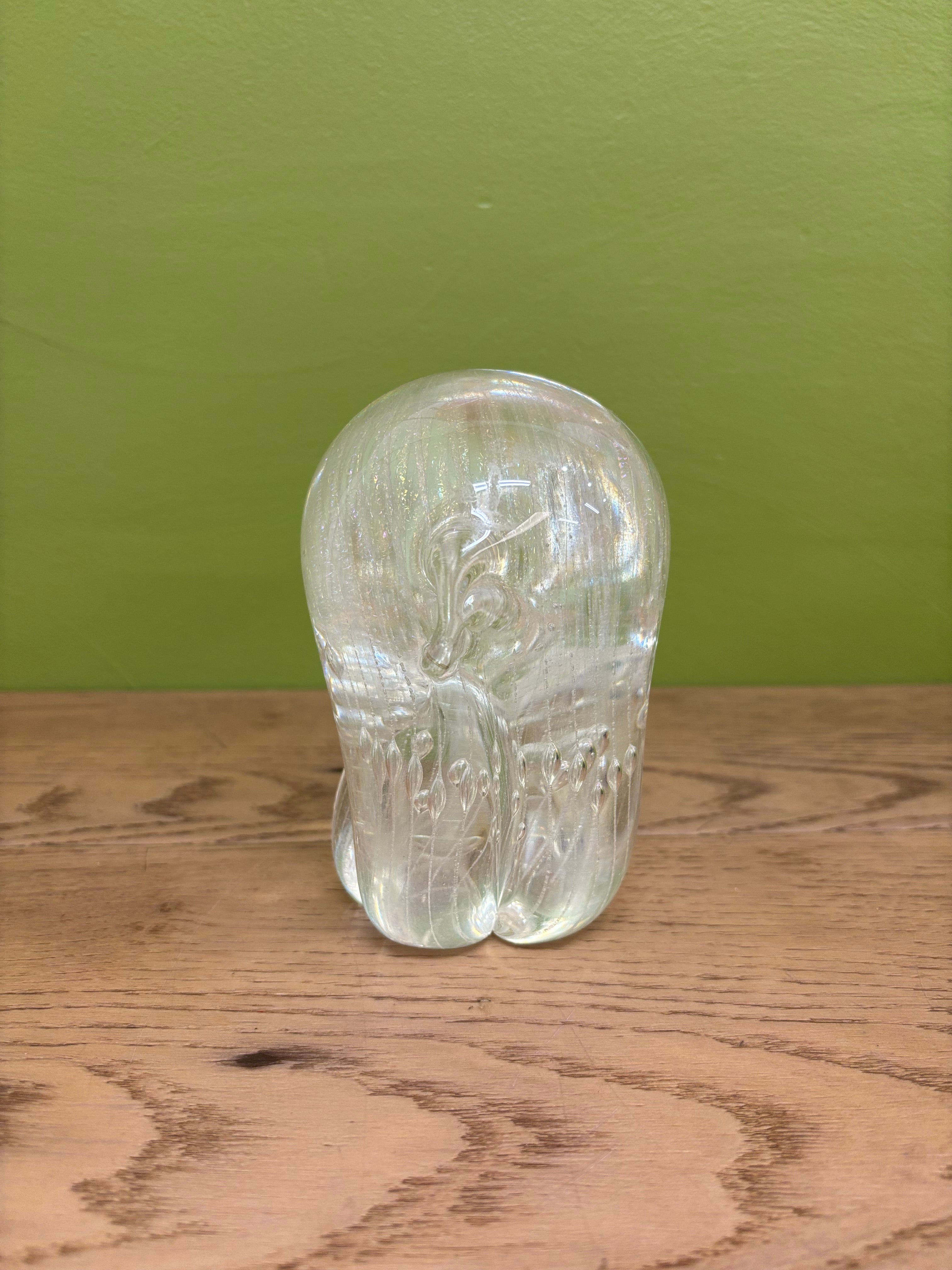 Glass Polar Bear Figurine