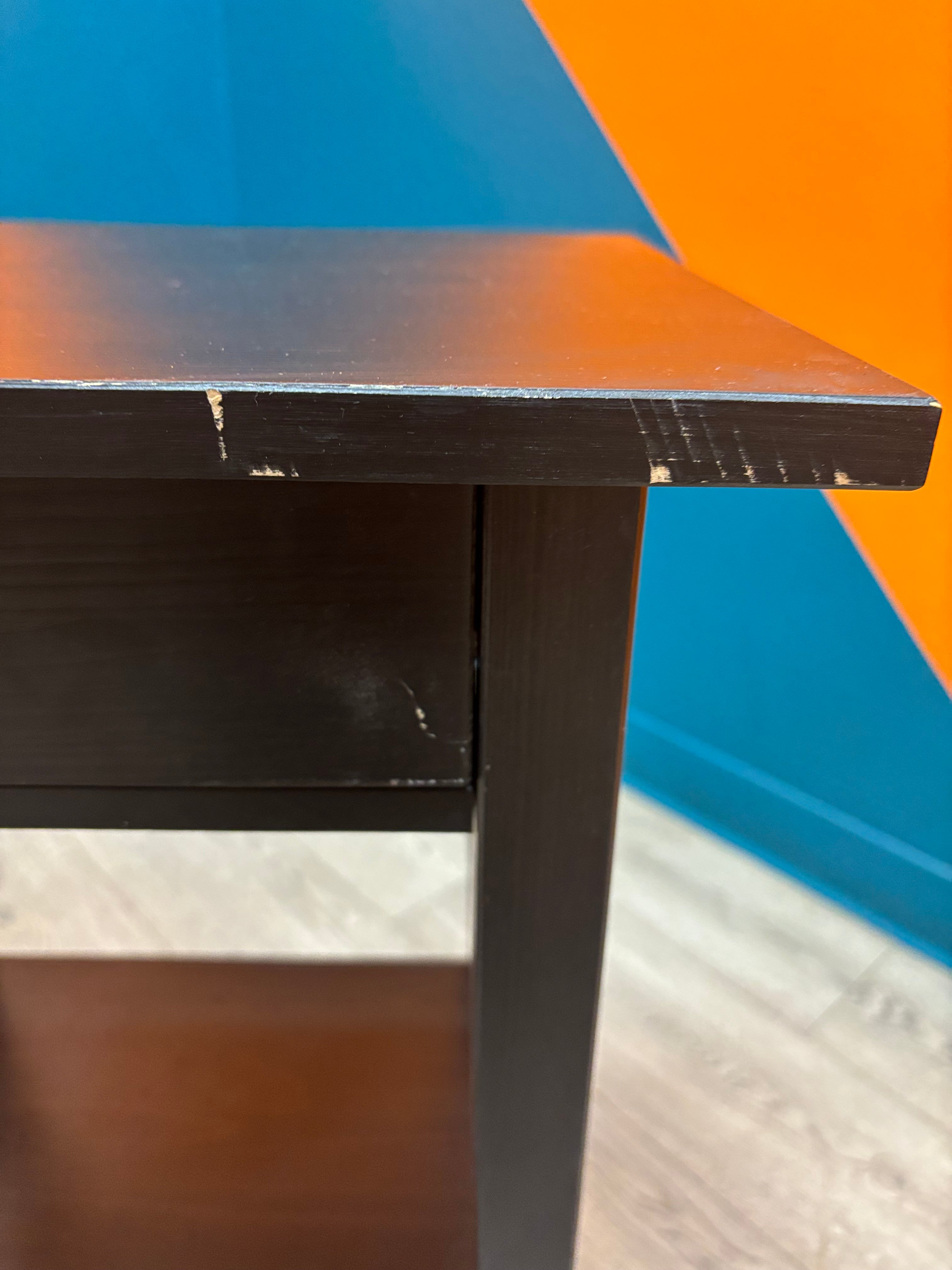 Square Black Side Table