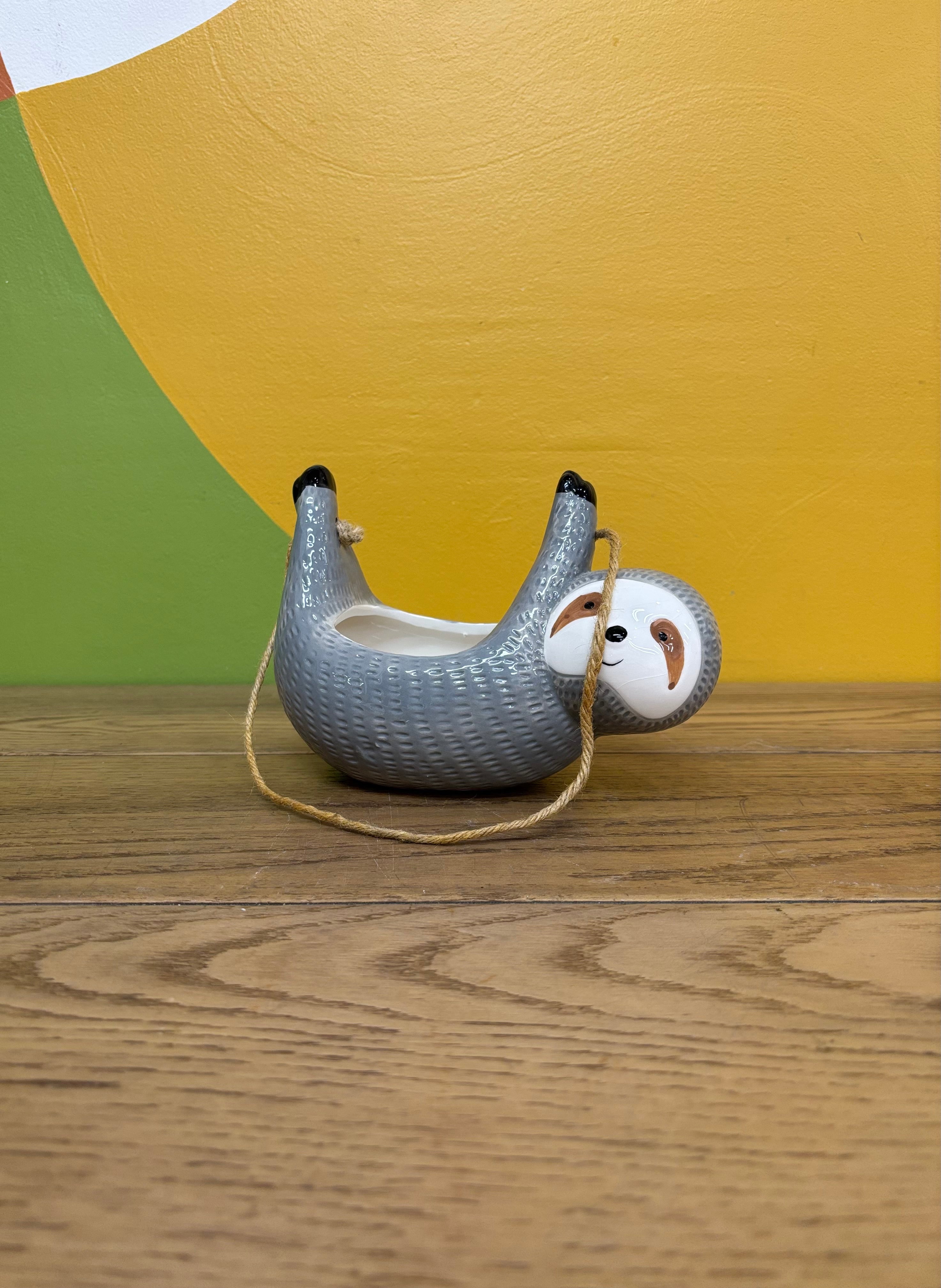 Sloth Hanging Planter