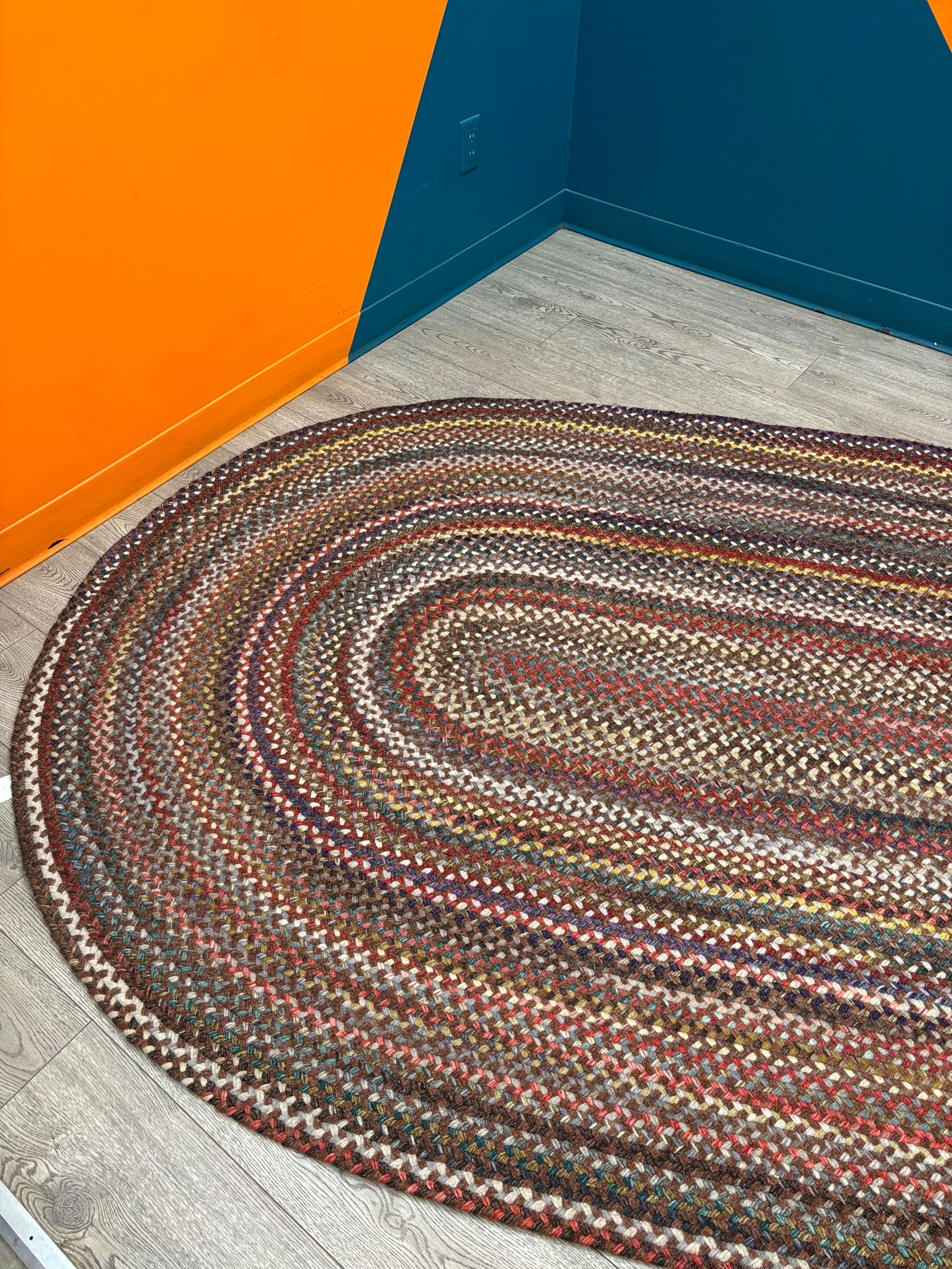 Woven Oval Area Rug #2