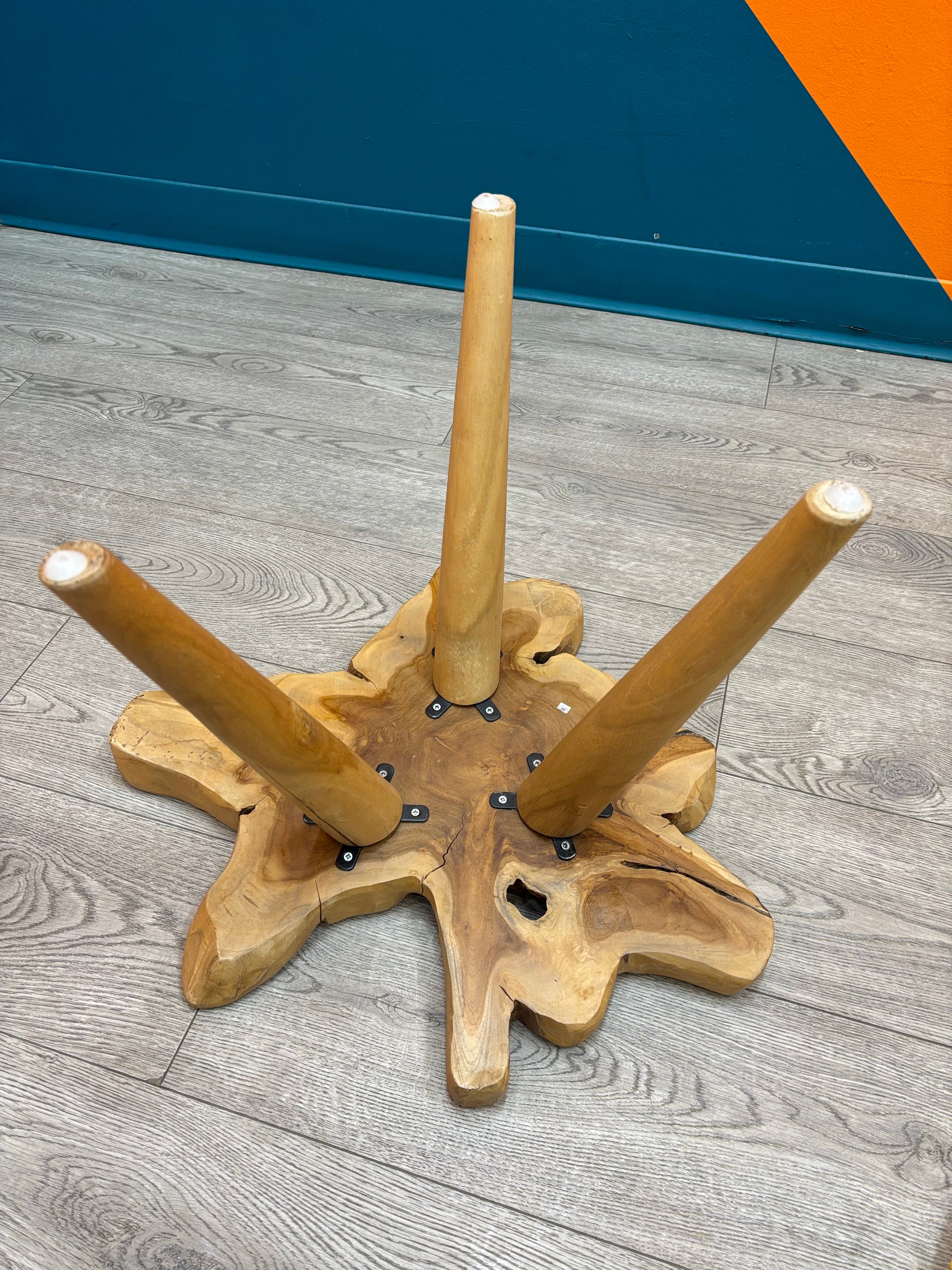 Wood Side Table