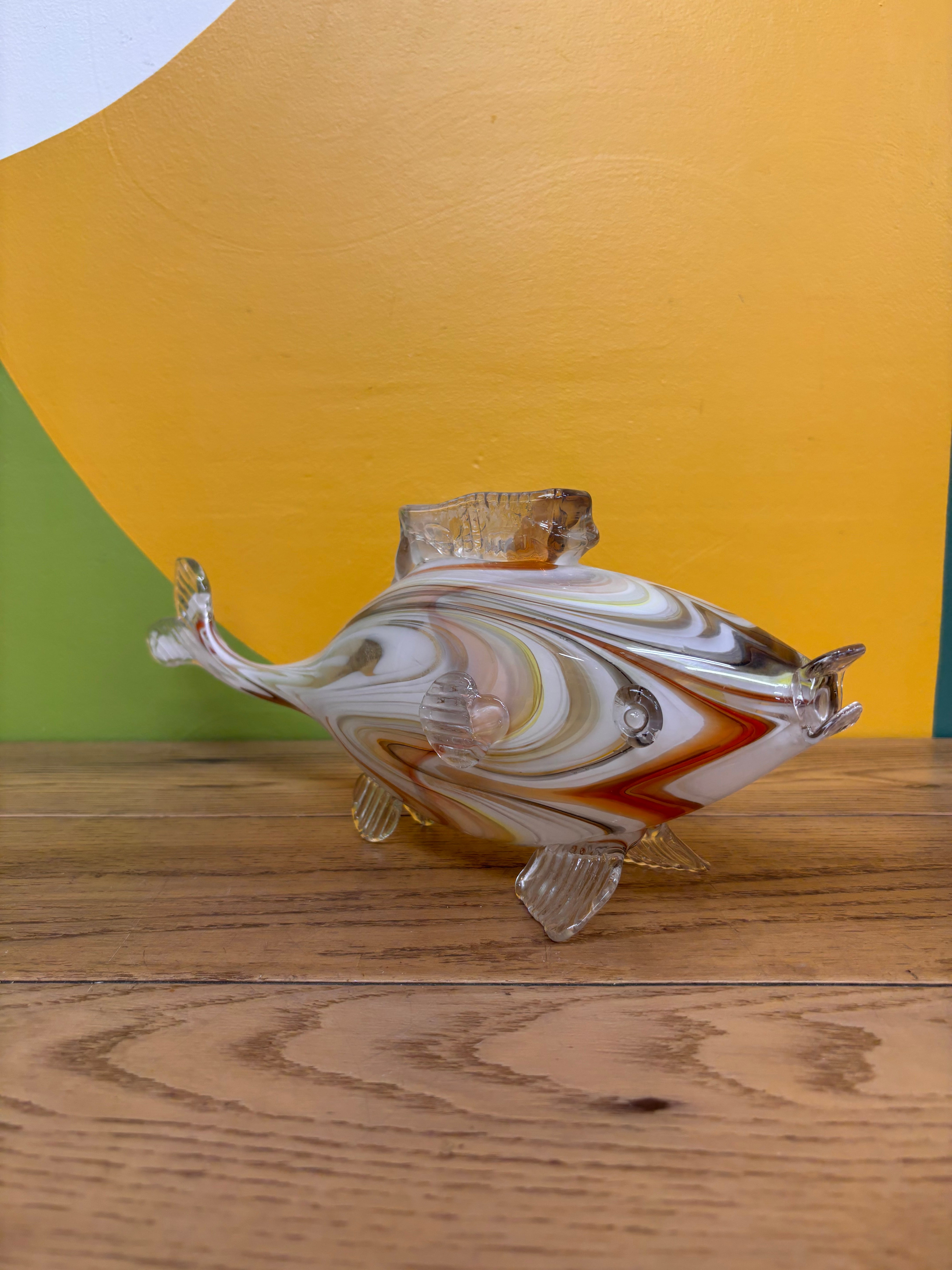 Glass Fish Vase