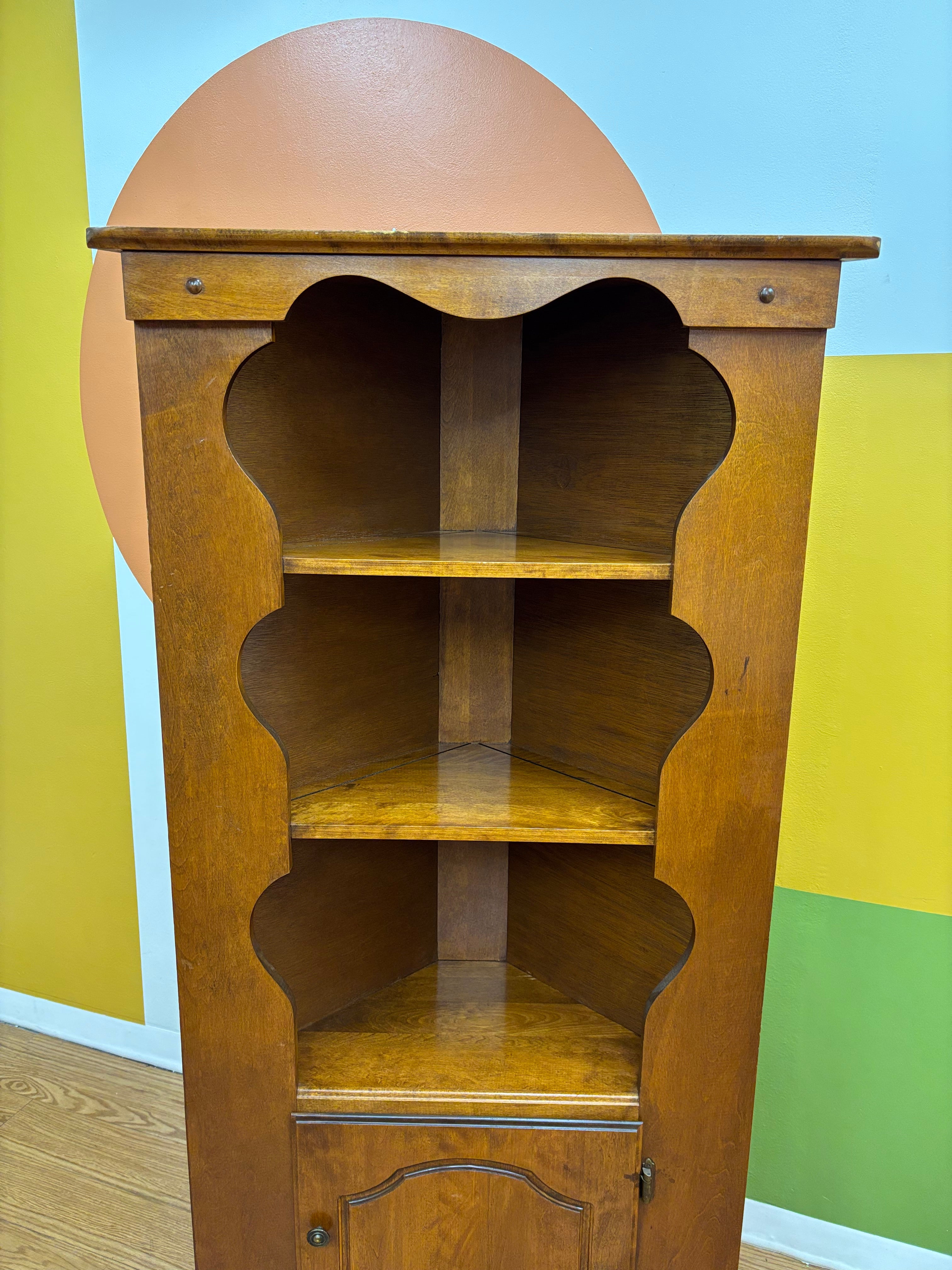 Wood Corner Cabinet