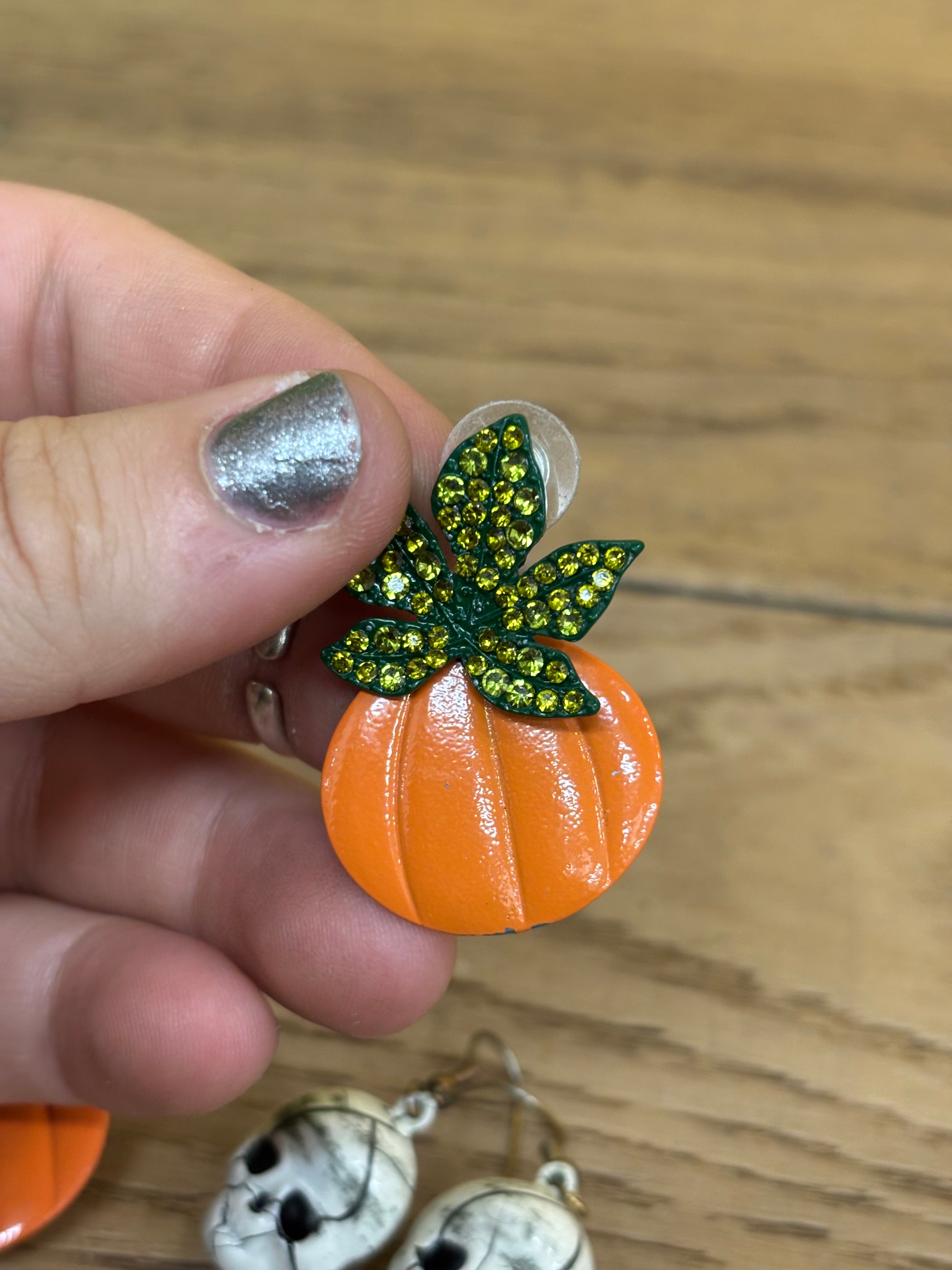 (4) Pairs of Halloween Earrings