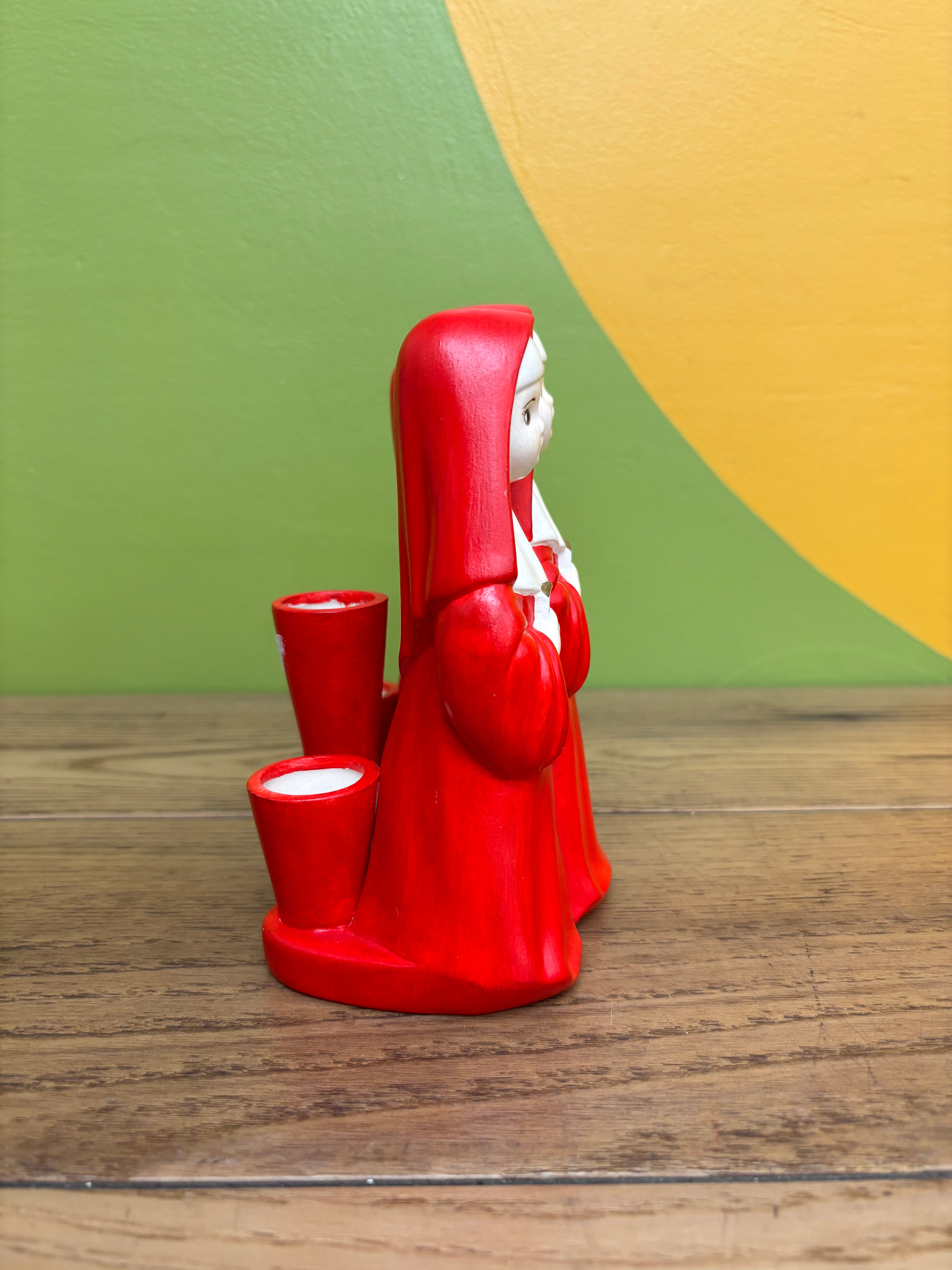 “Three Singing Nuns” Candlestick Holder