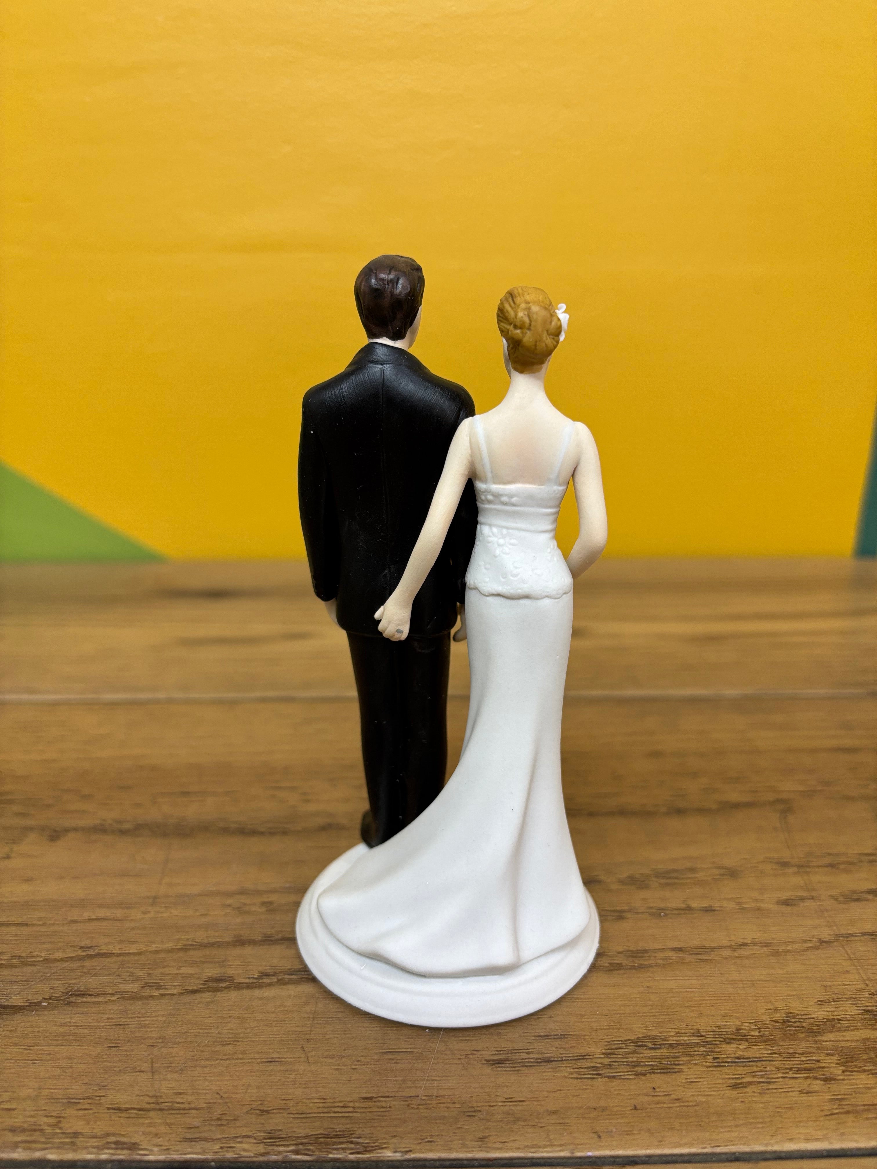 Ceramic Wedding Cake Topper