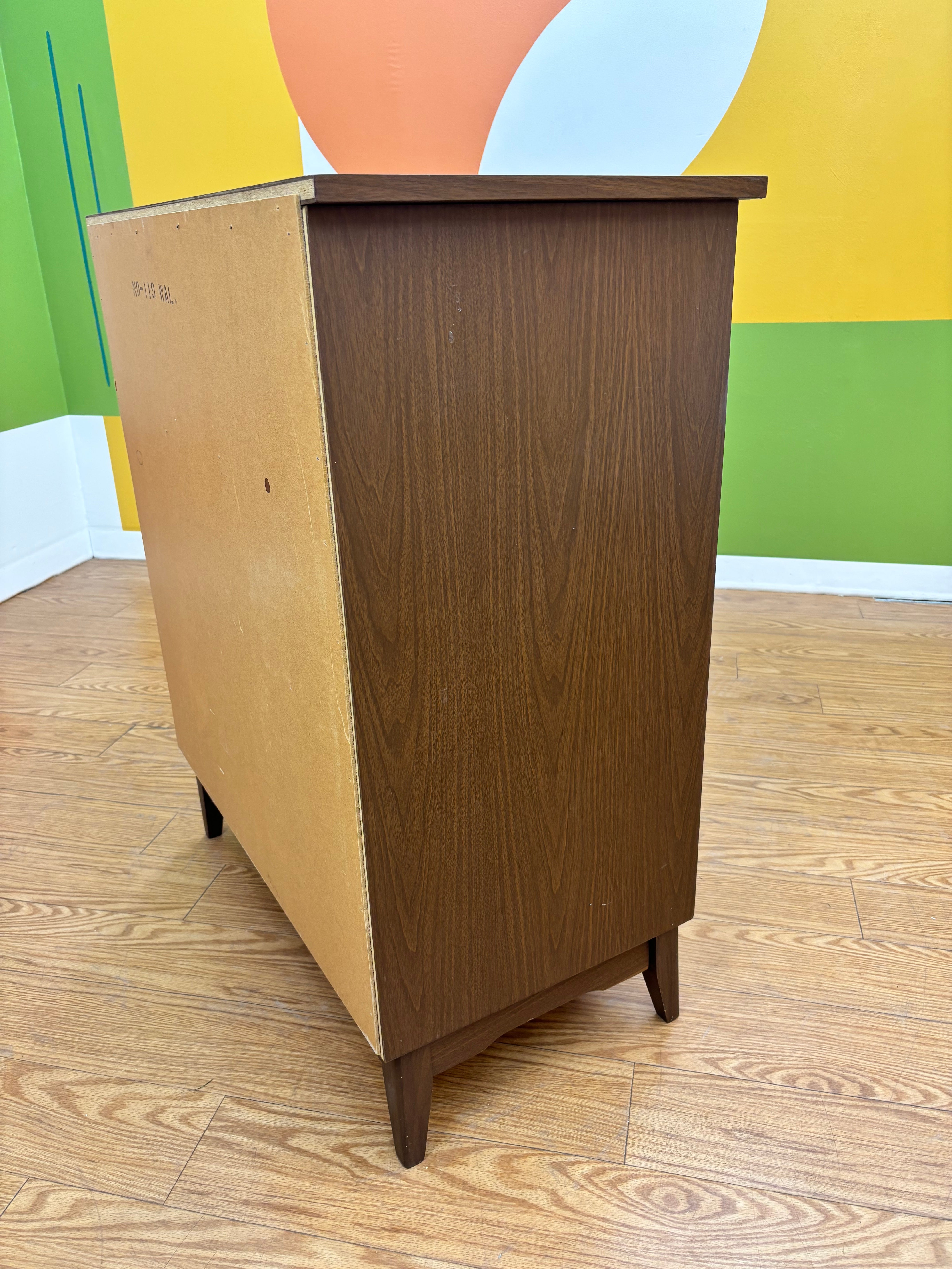 Wood 4-Drawer Dresser