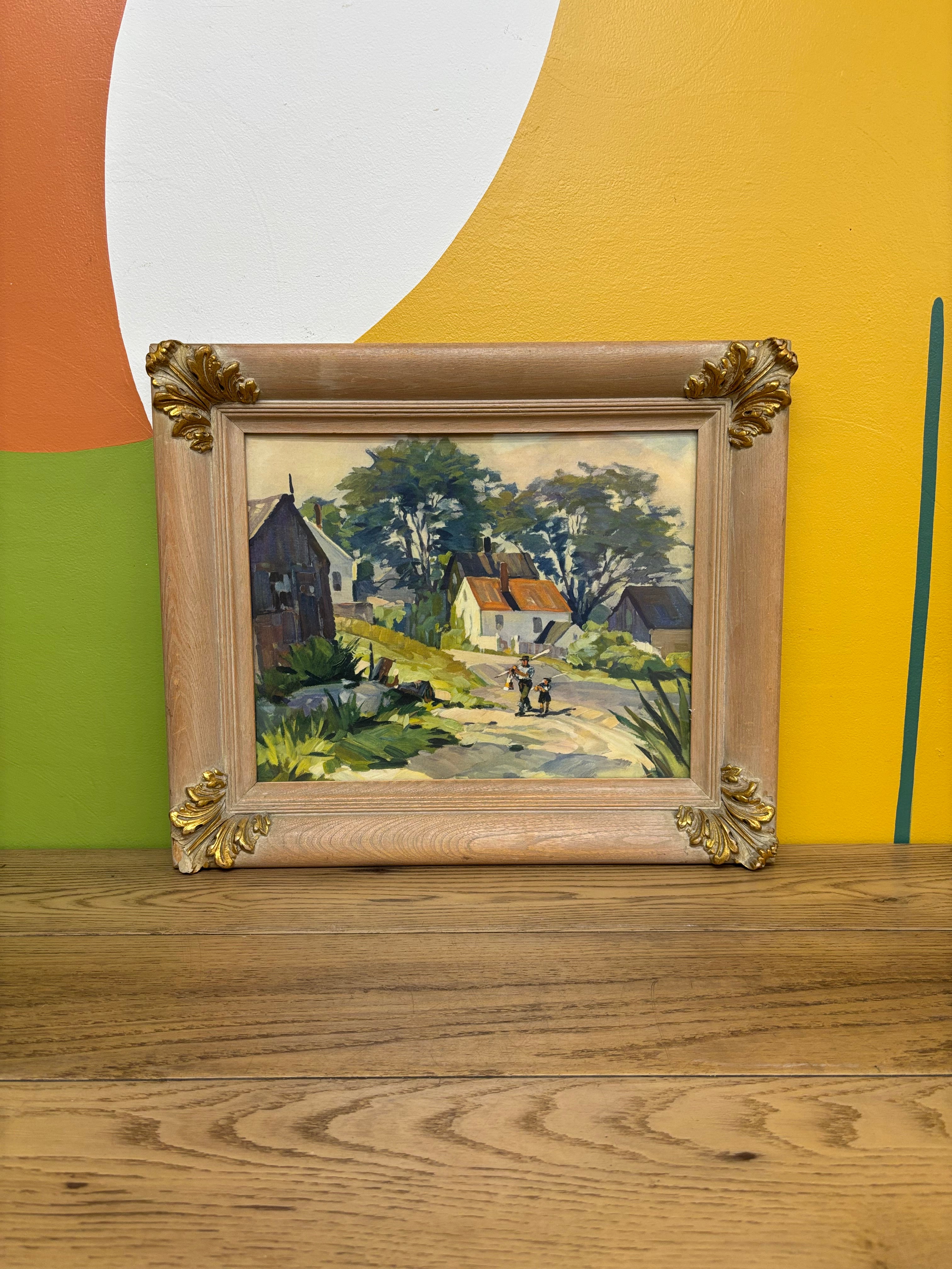 Country Holiday Framed Print by Ted Kautzky