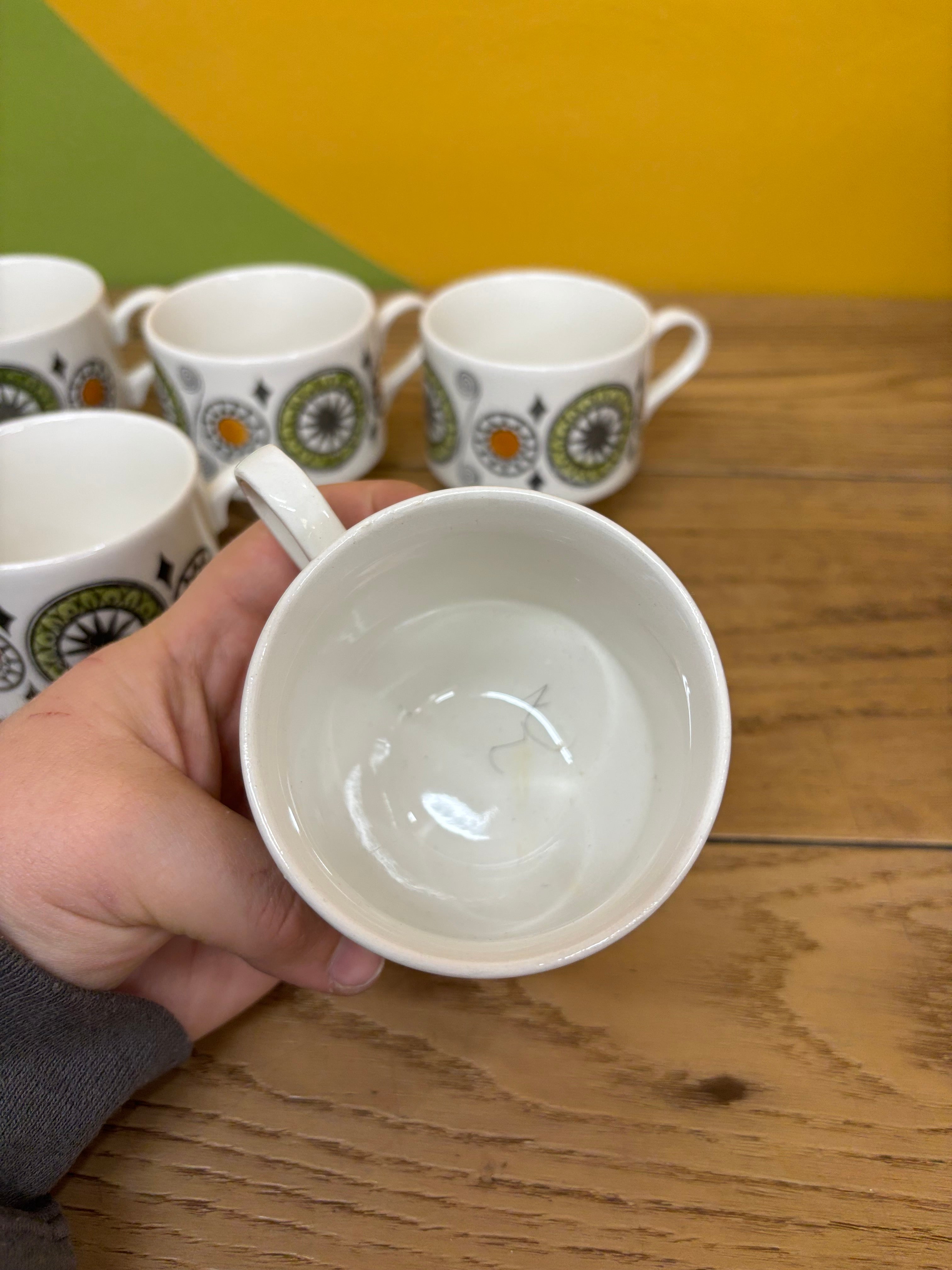Kathie Winkle Renaissance Mugs - Set of 6