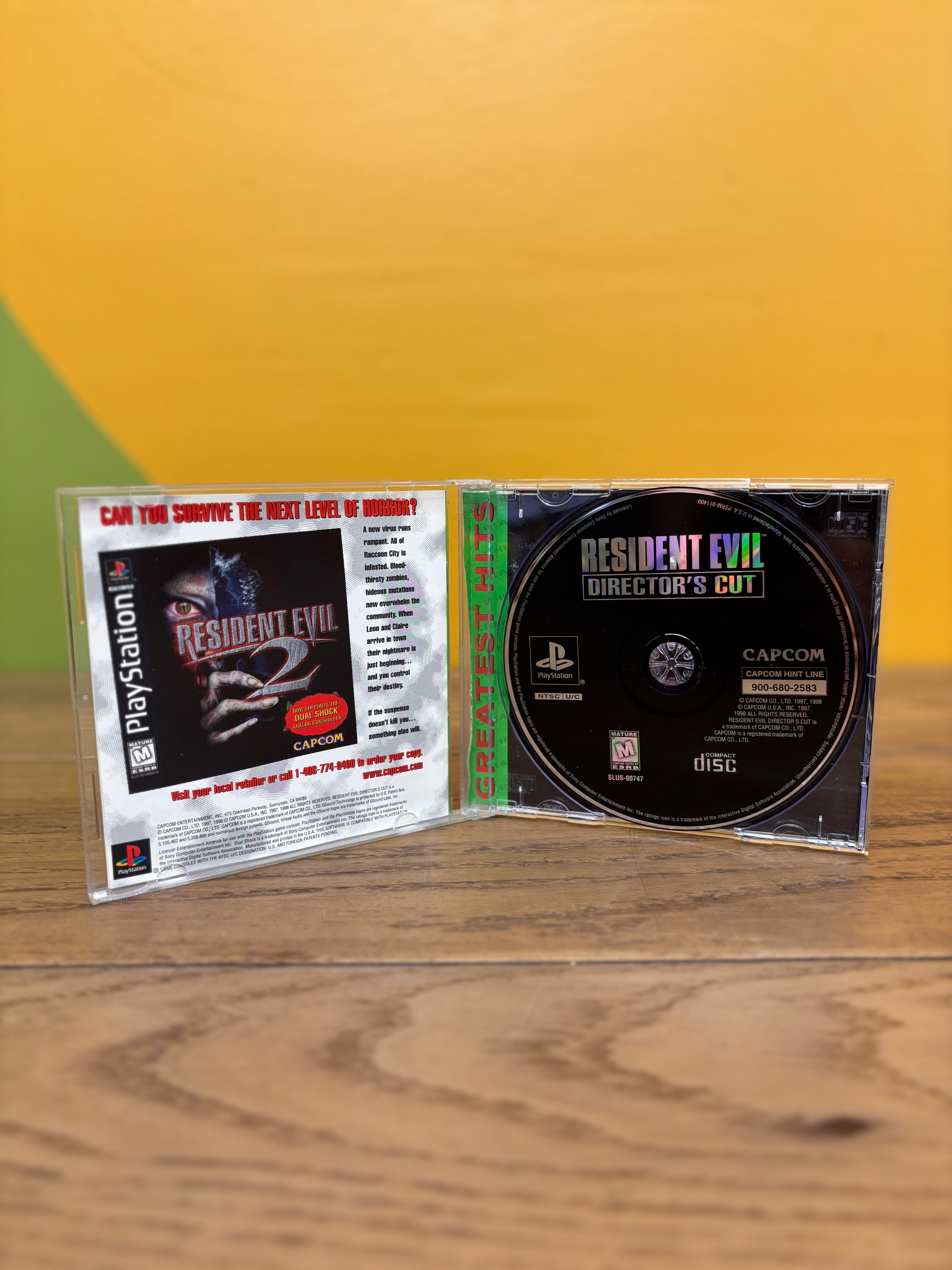 Resident Evil: Director's Cut PlayStation 1 Game 1998
