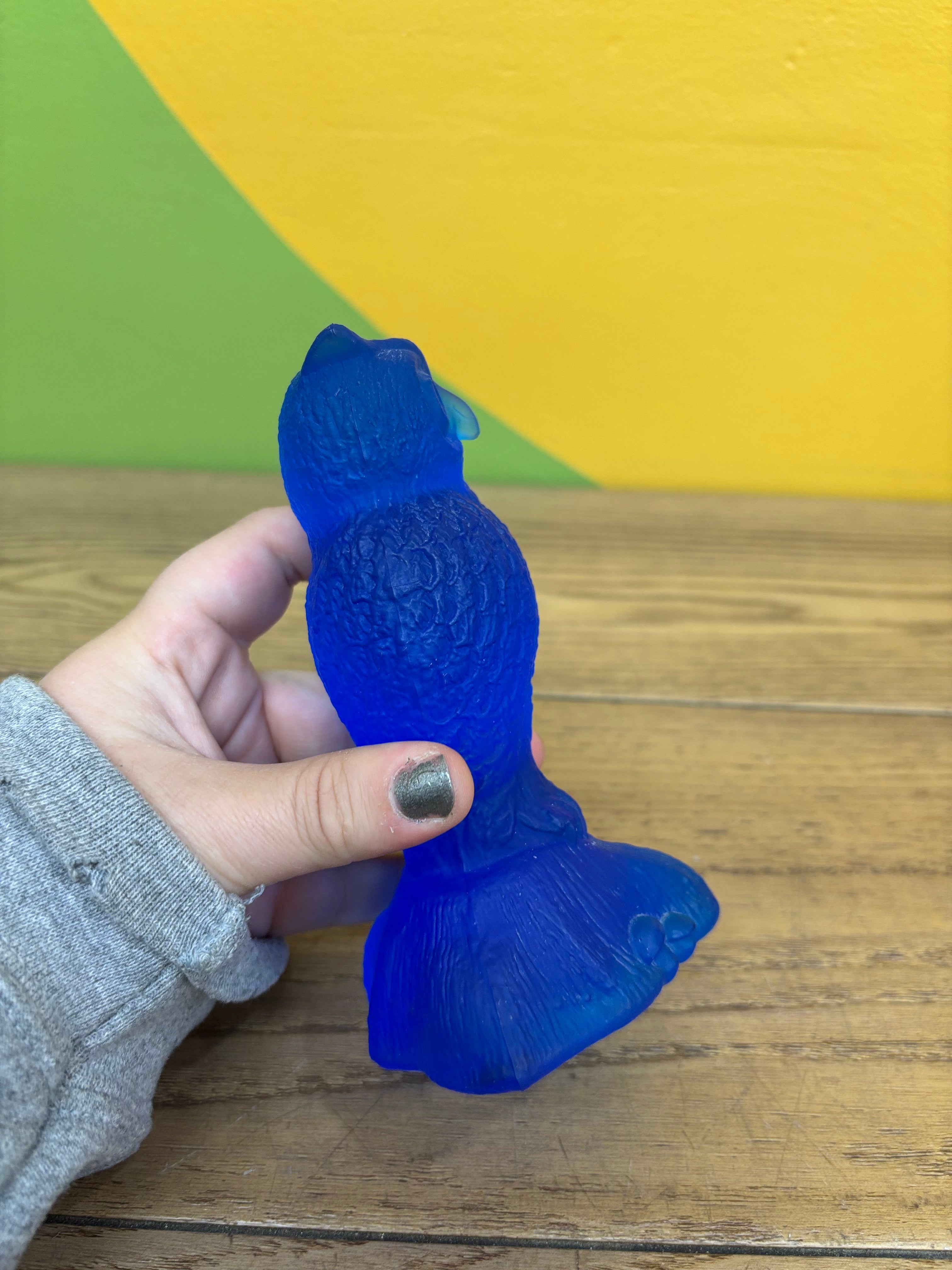 Blue Glass Owl