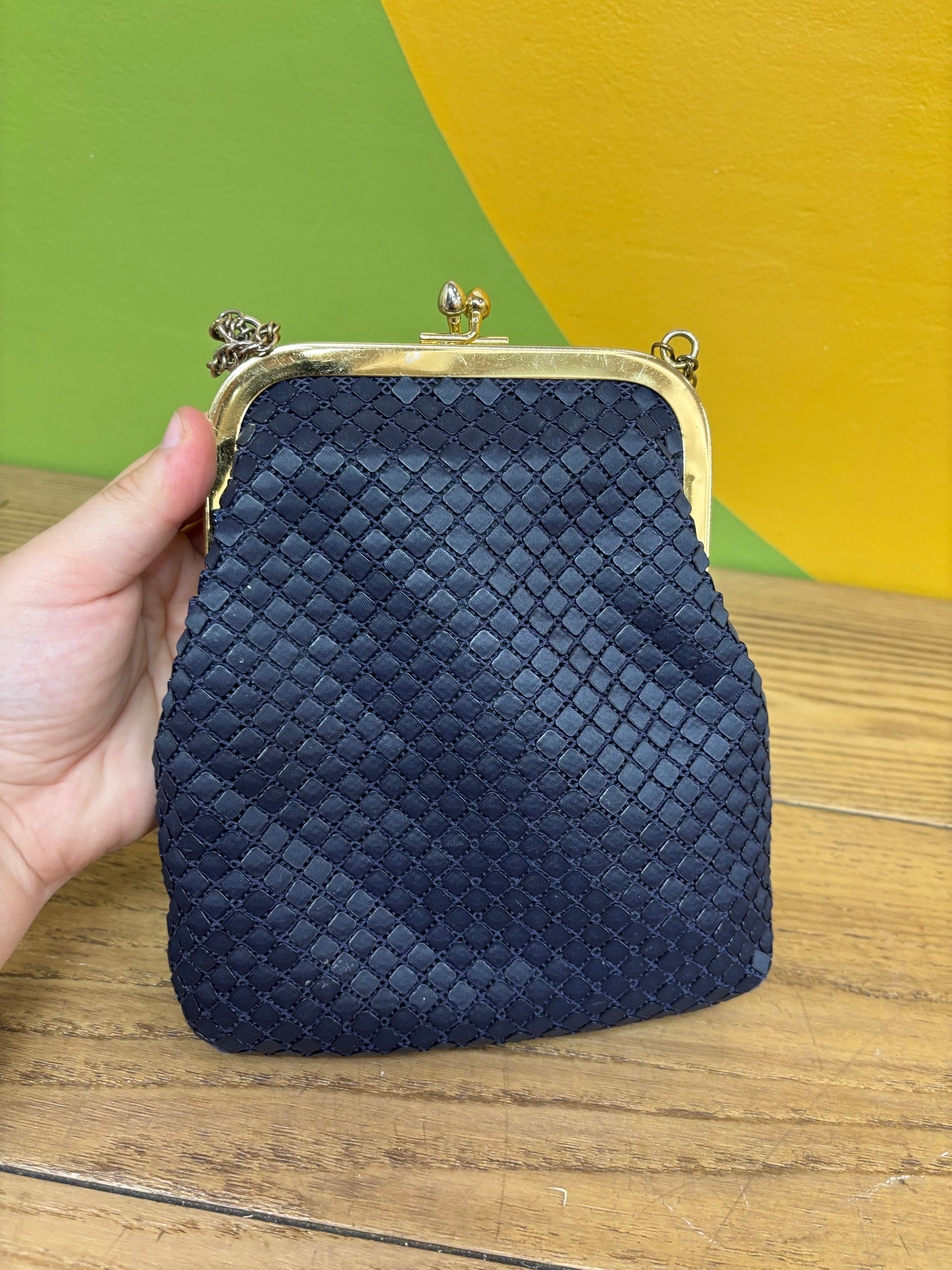 Navy Blue Clutch