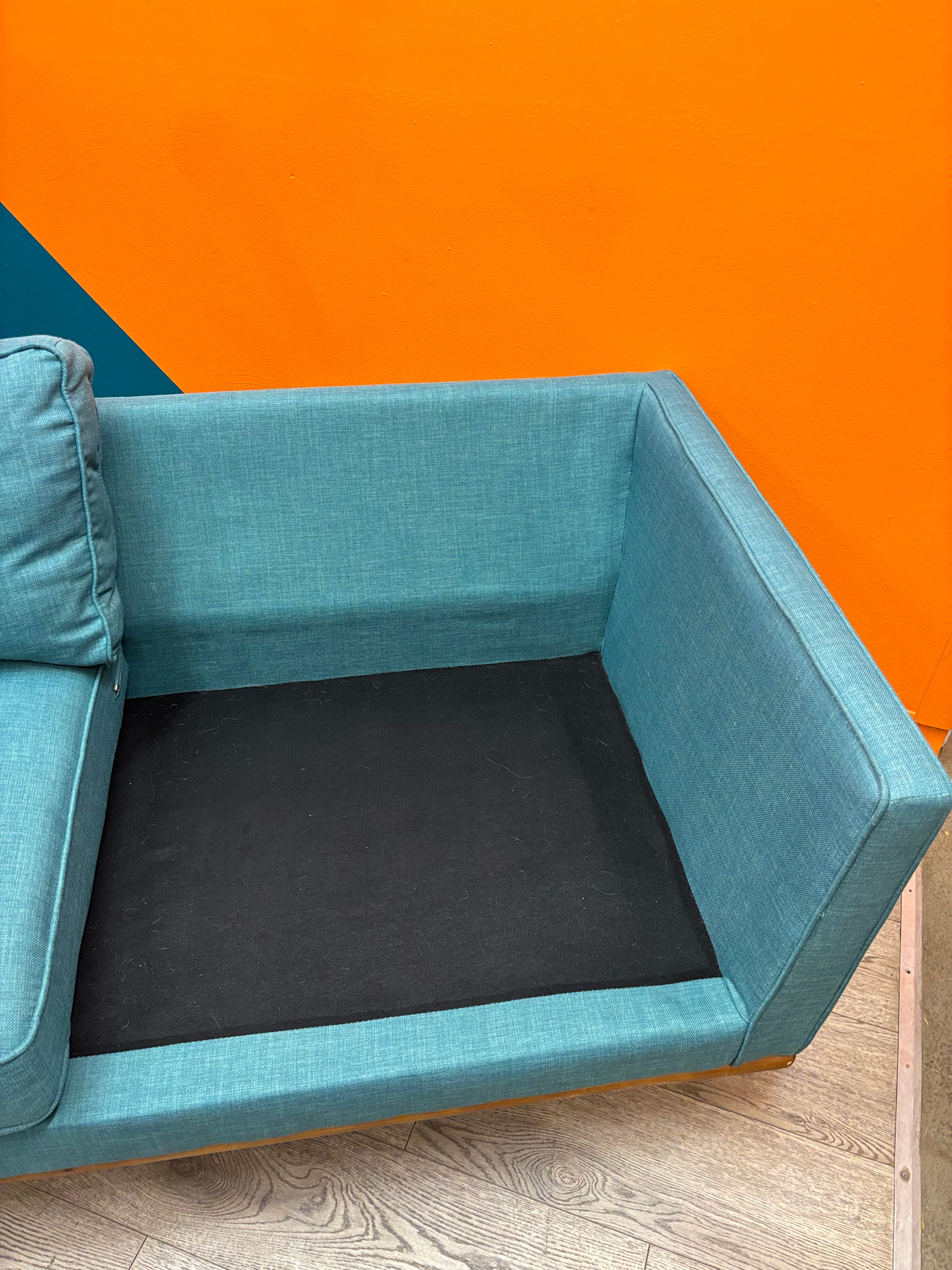 Teal Sofa