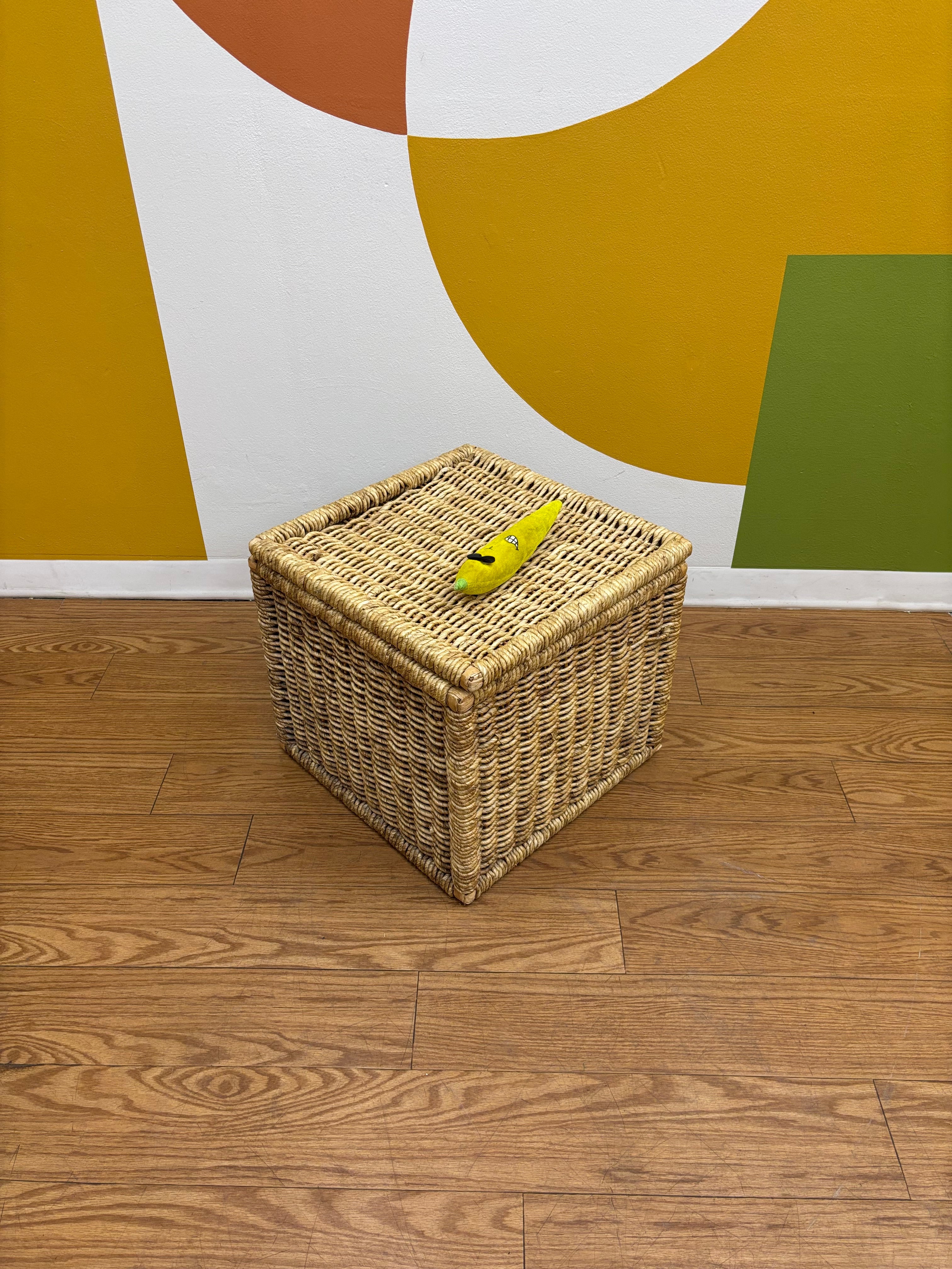 Square Wicker Hamper
