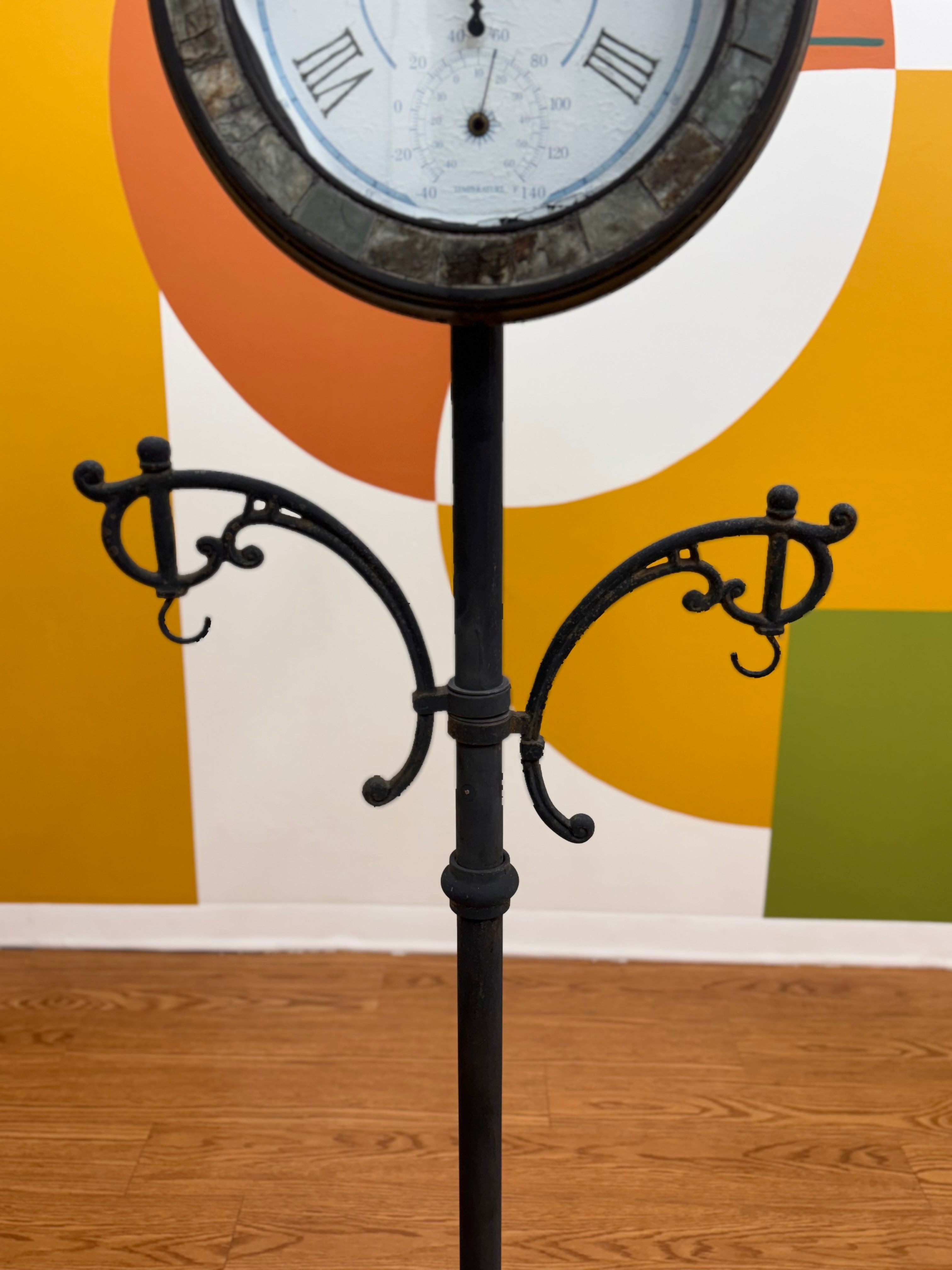 Cast Iron Floor Clock