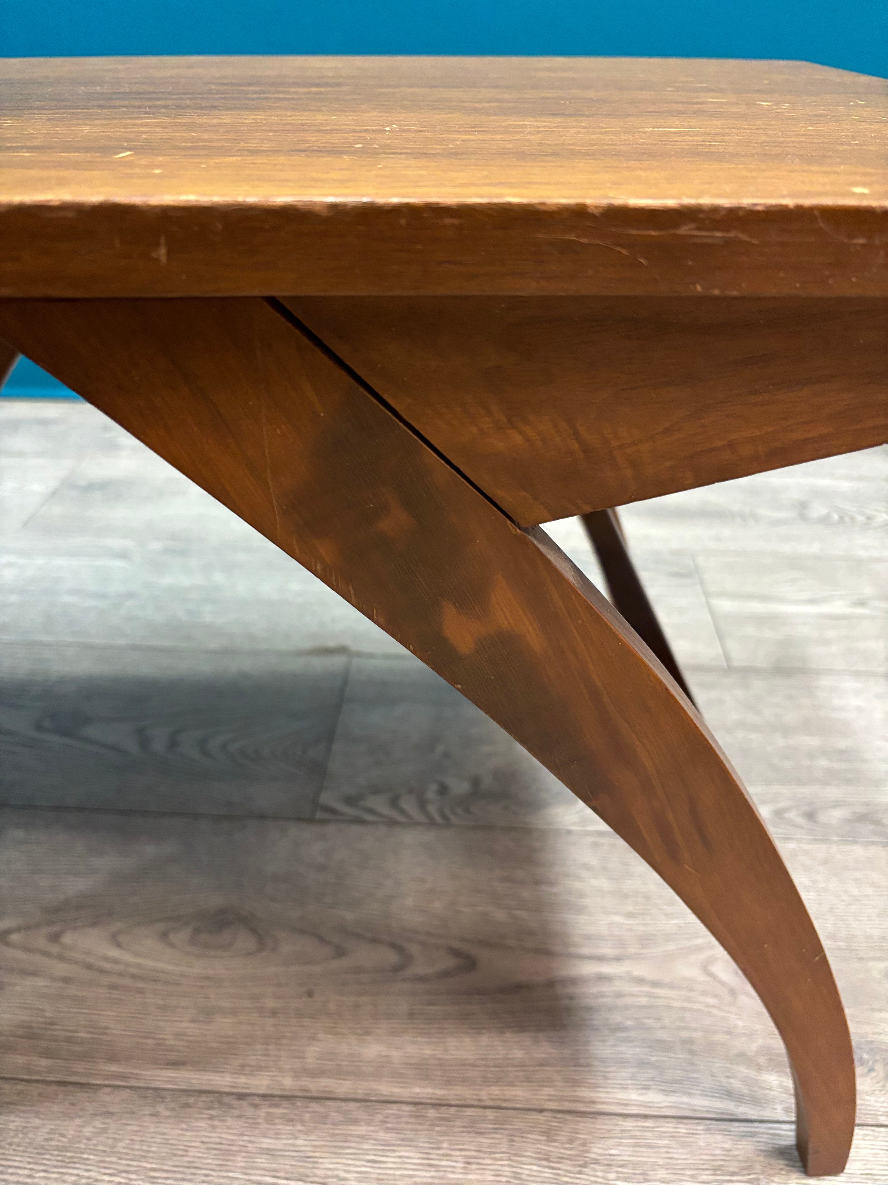 Curved Leg Side Table