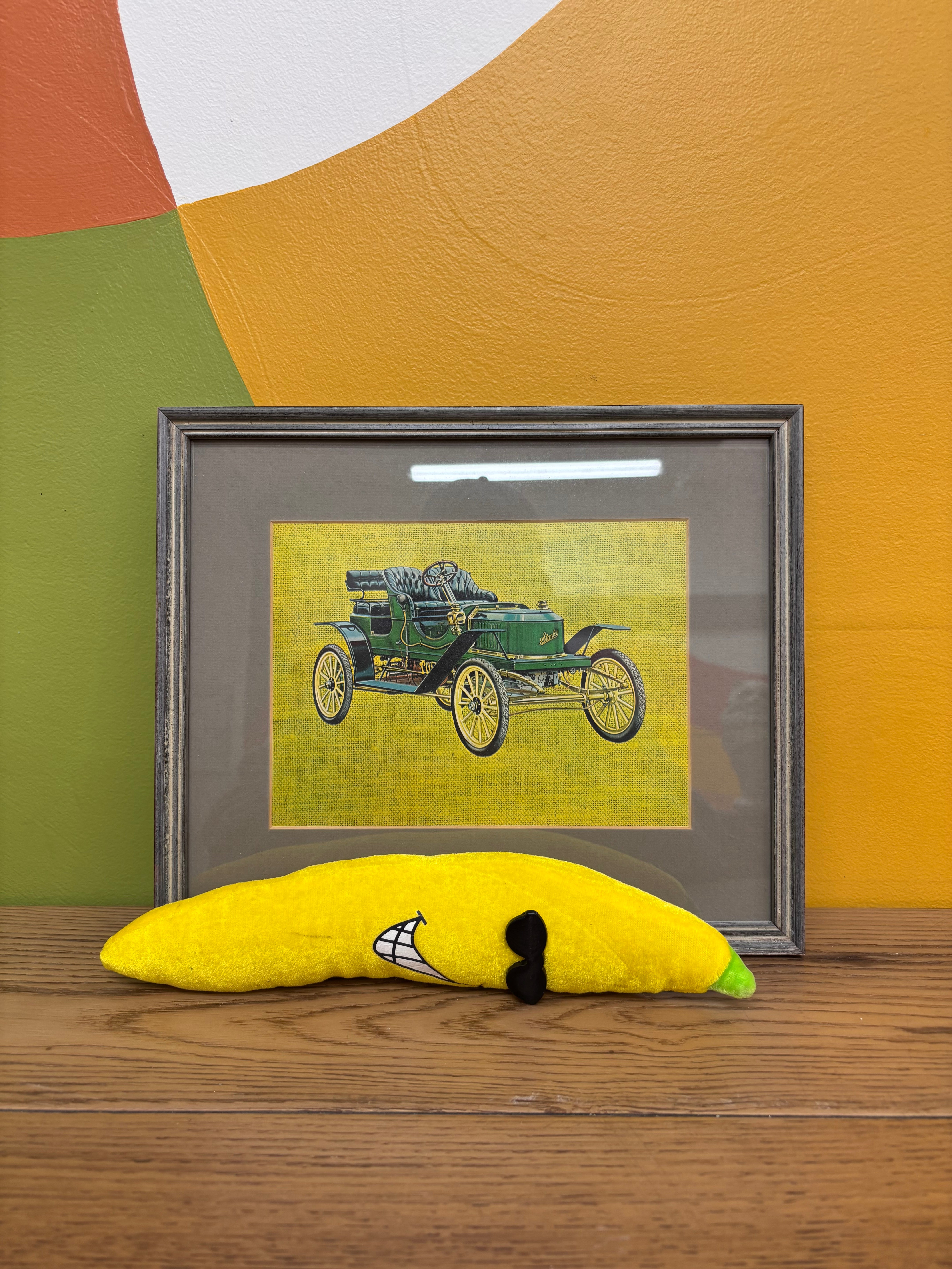 Set of 4 Framed Car Photos