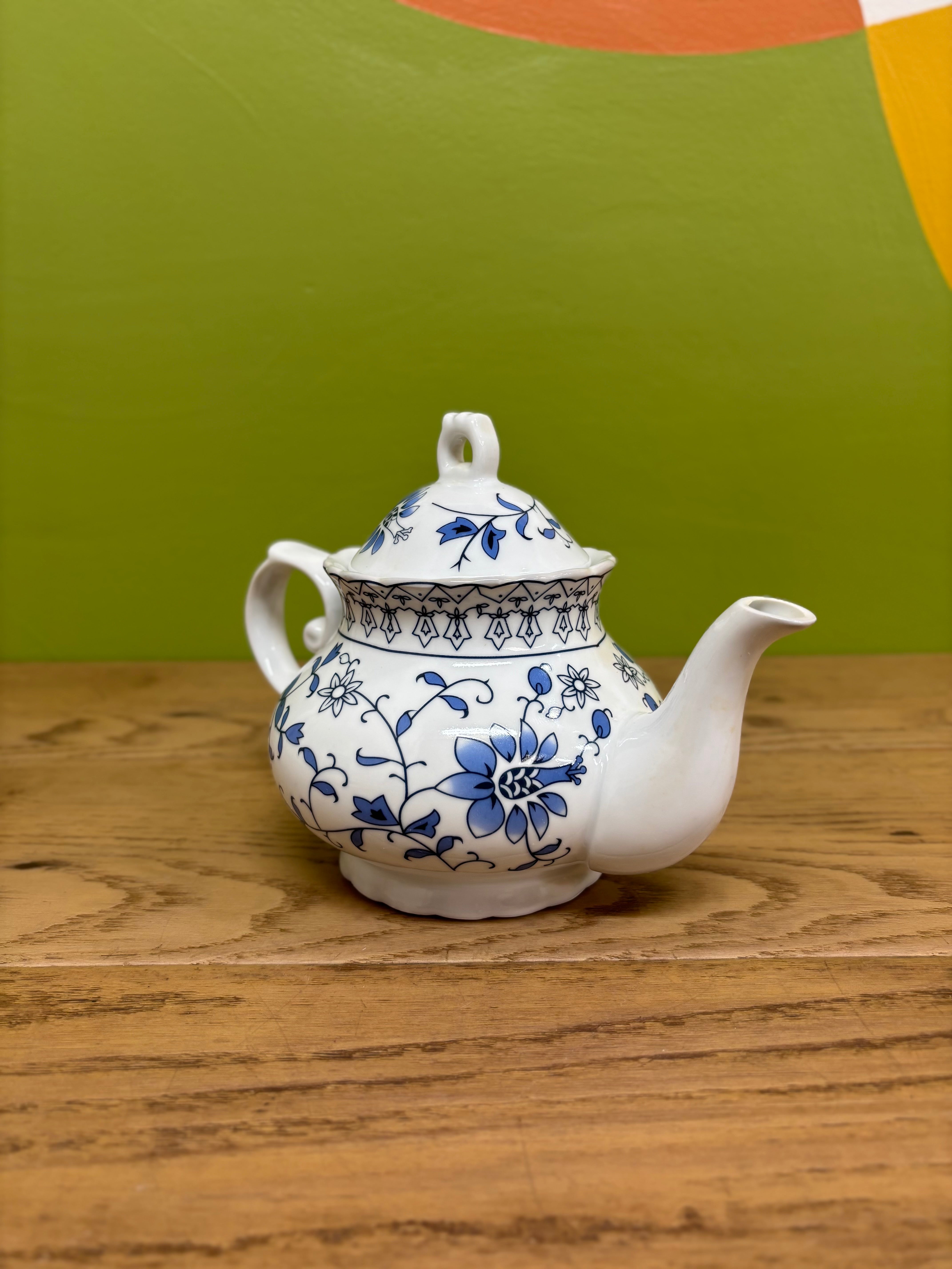 Blue and White Teapot