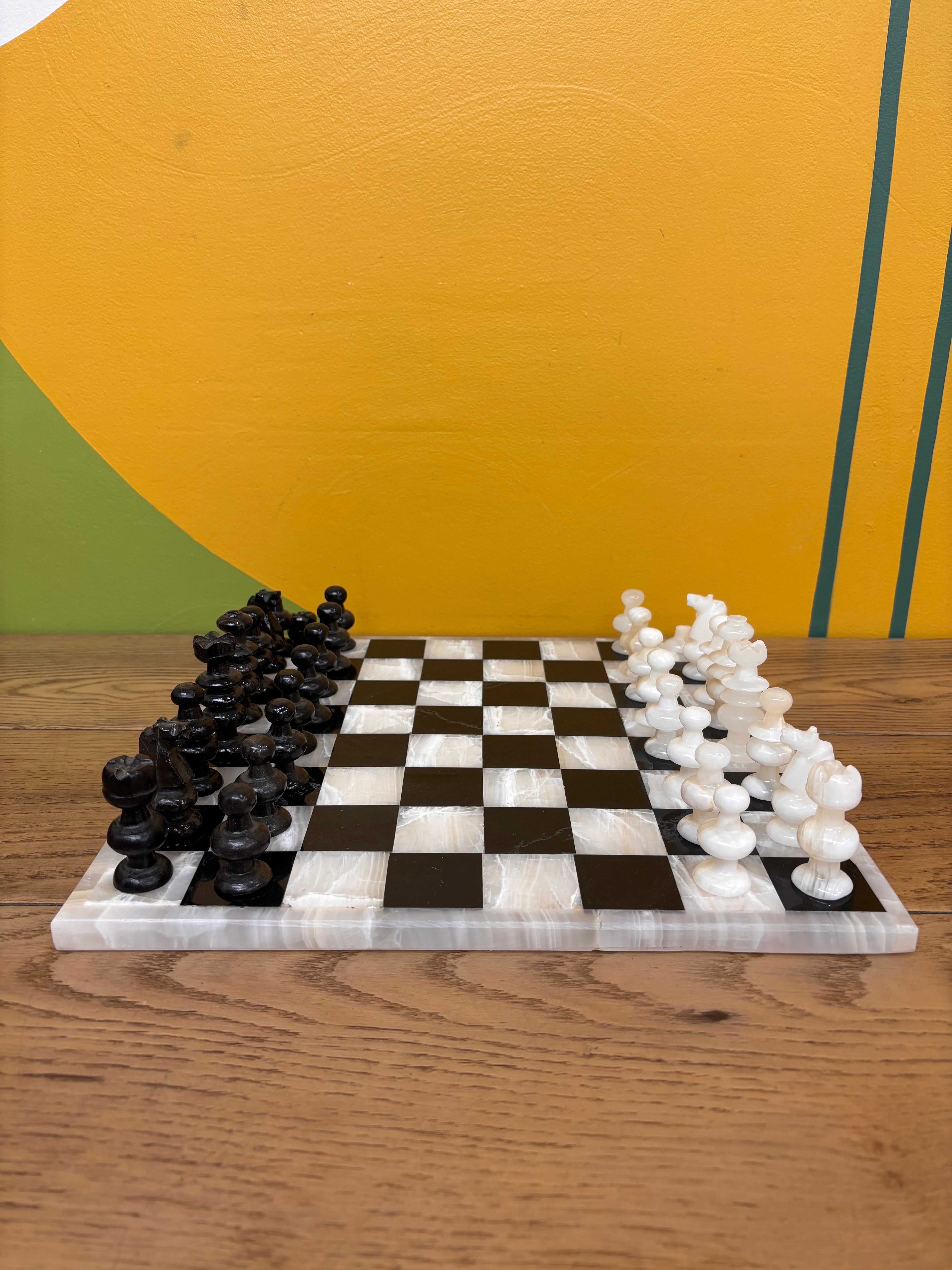 Marble Chessboard Set