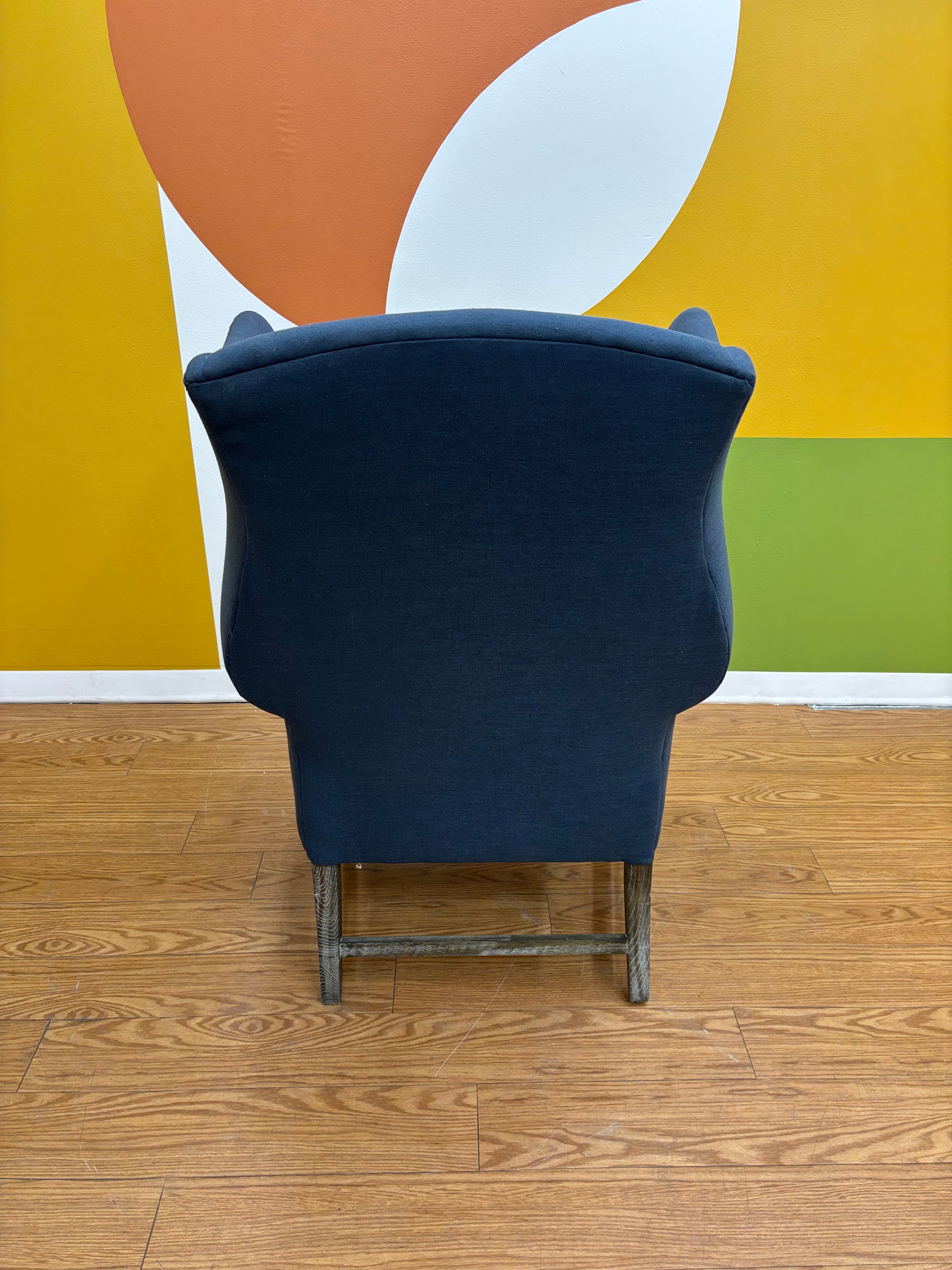 Navy Armchair