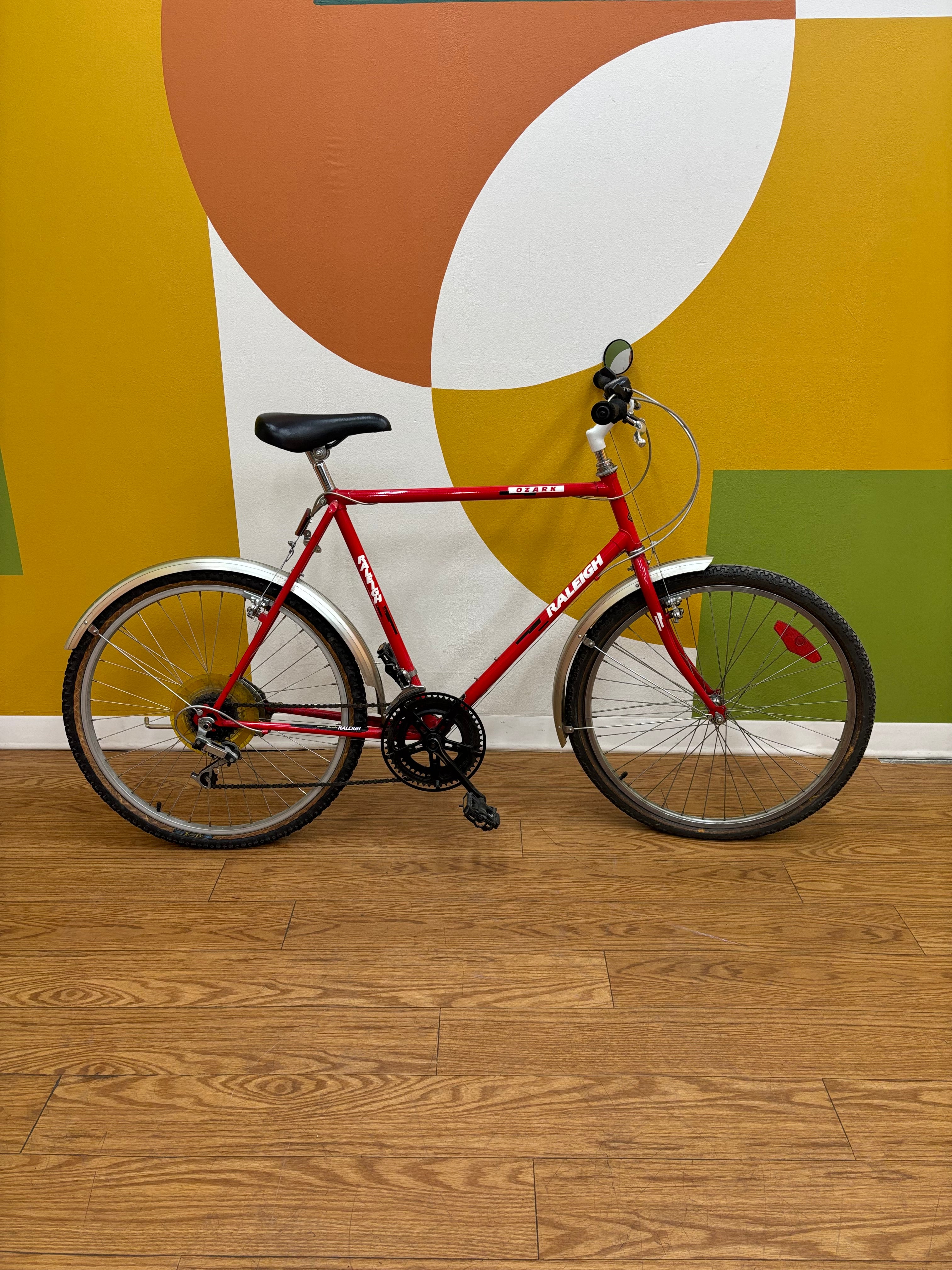 Red Raleigh Ozark Bicycle