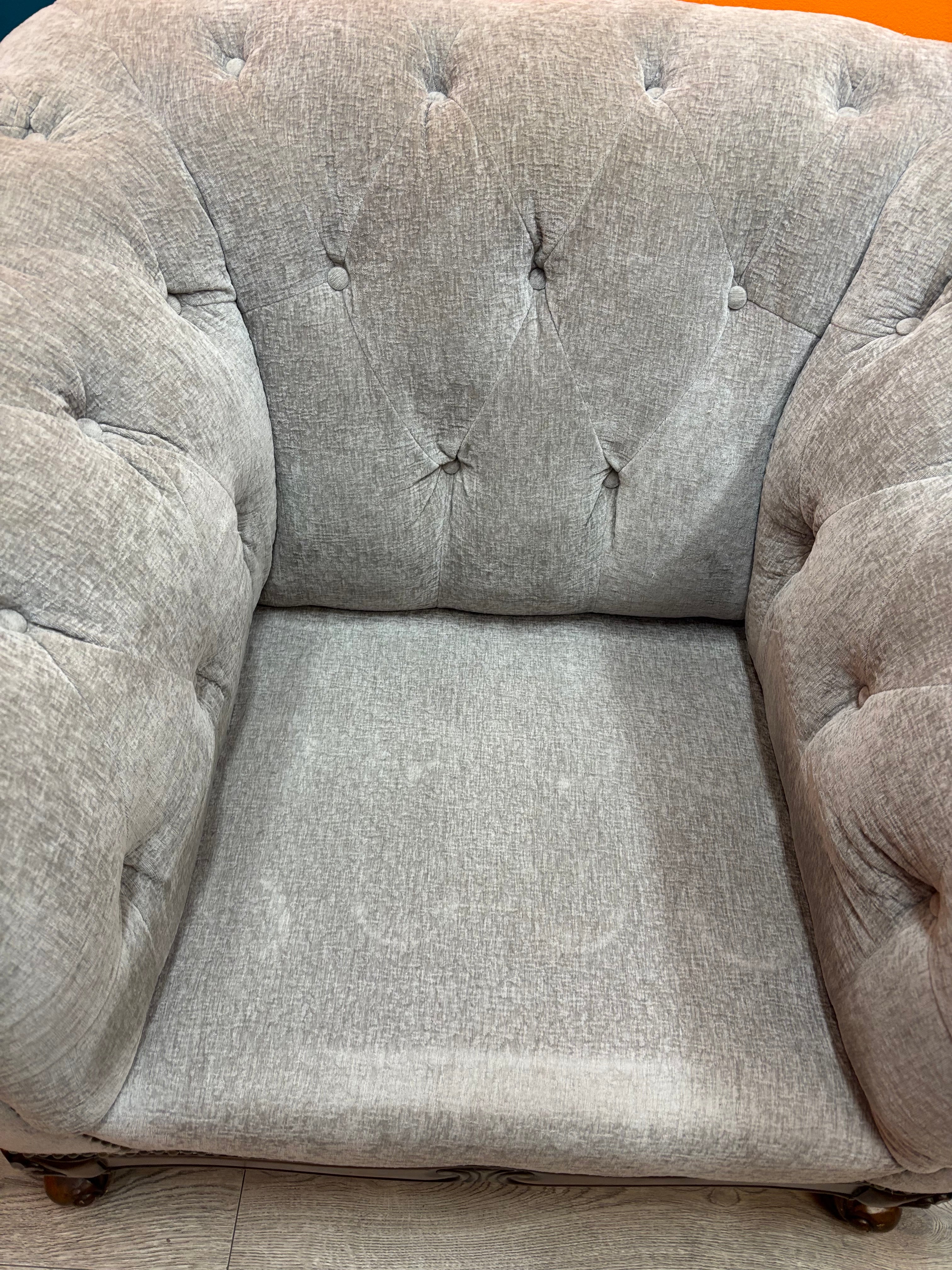 Large Tufted Armchair