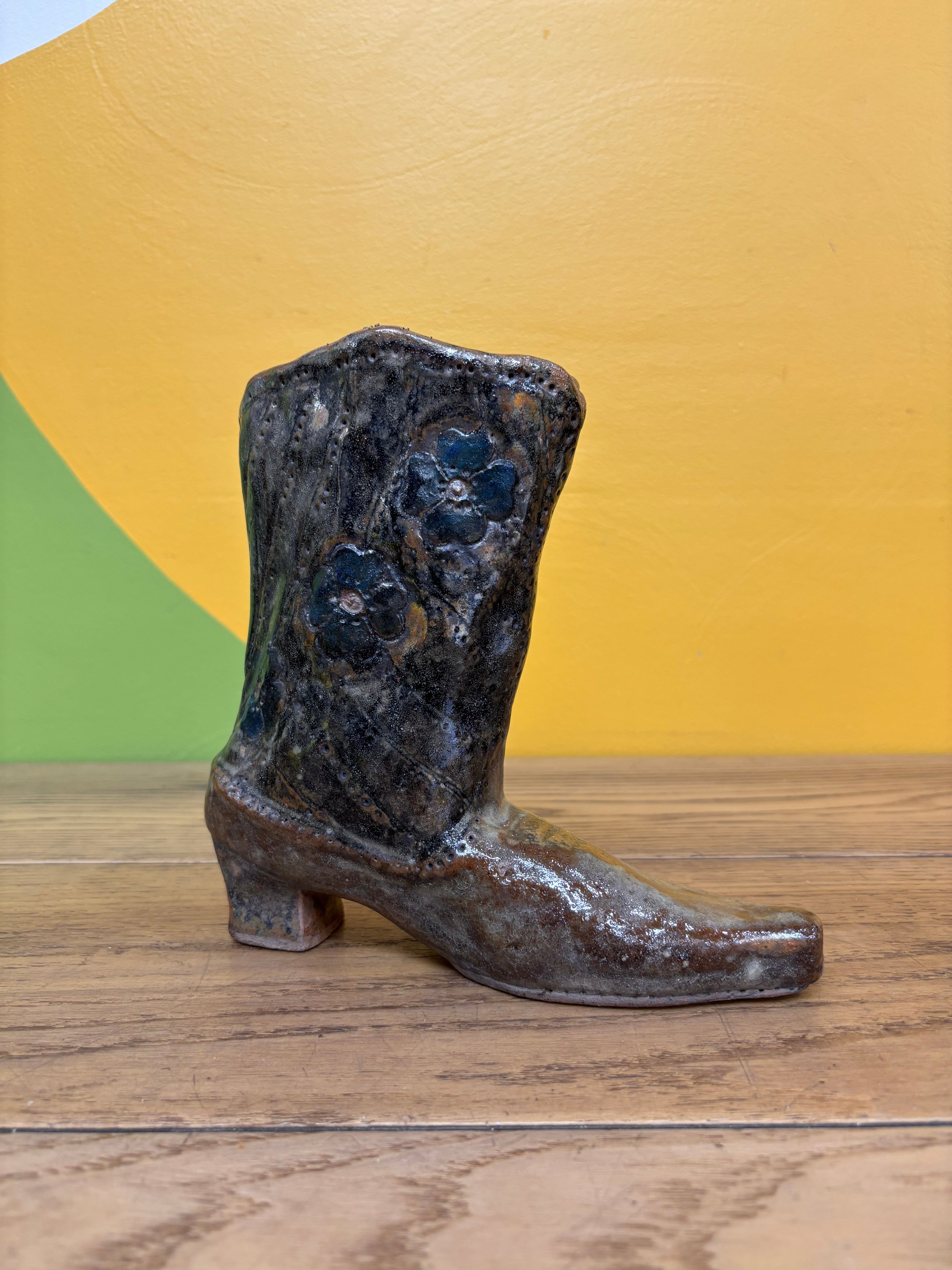 Ceramic Boot Vase