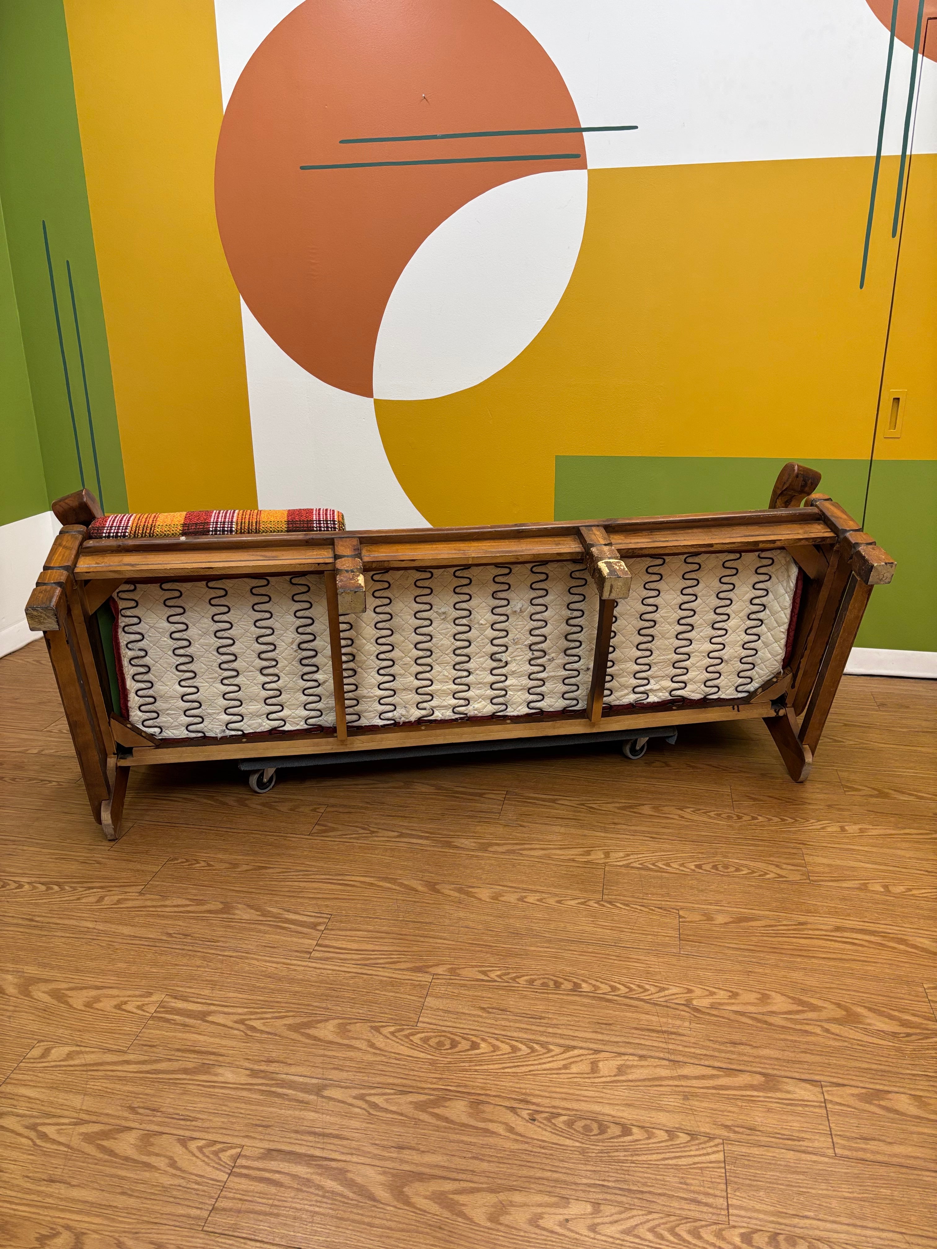 Plaid Sofa