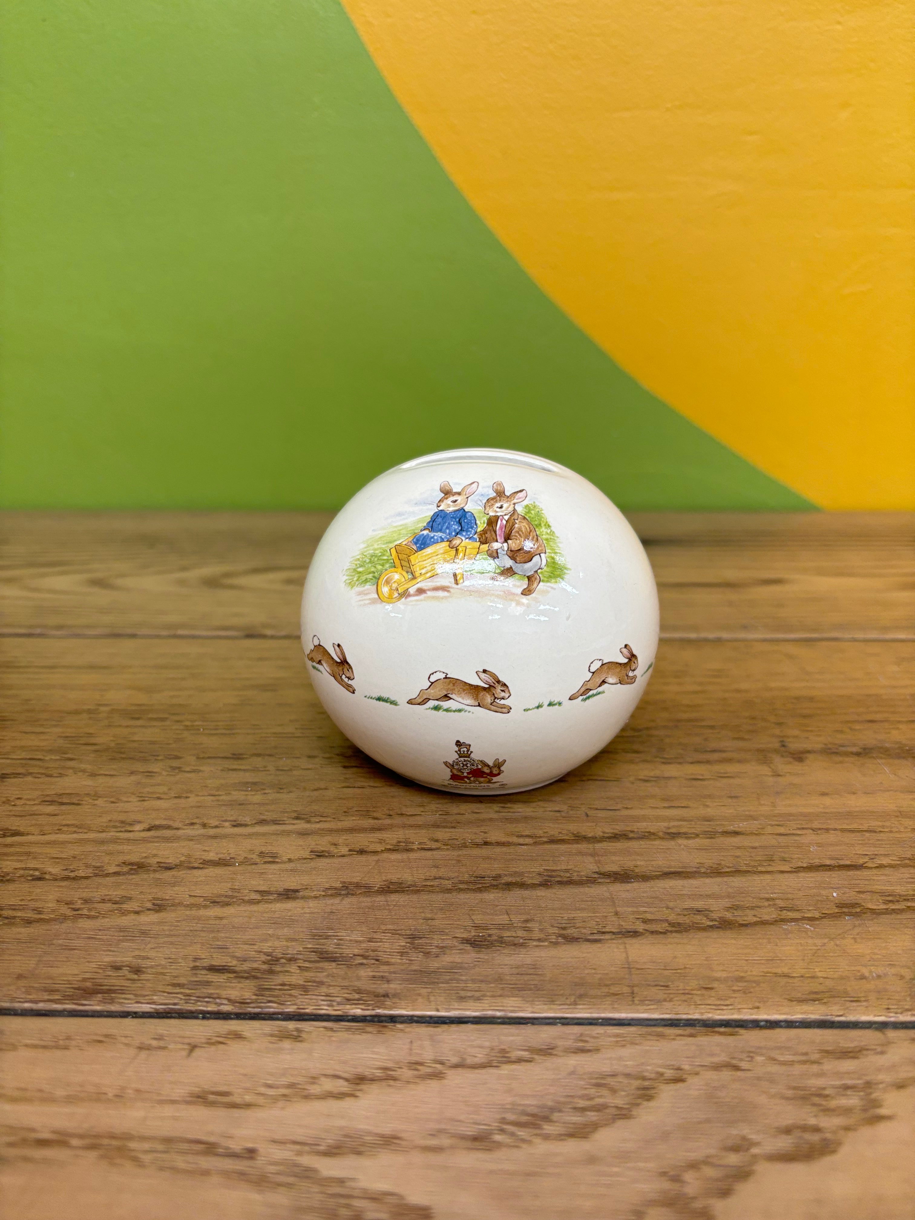 Small Round Bunnykins Coin Bank