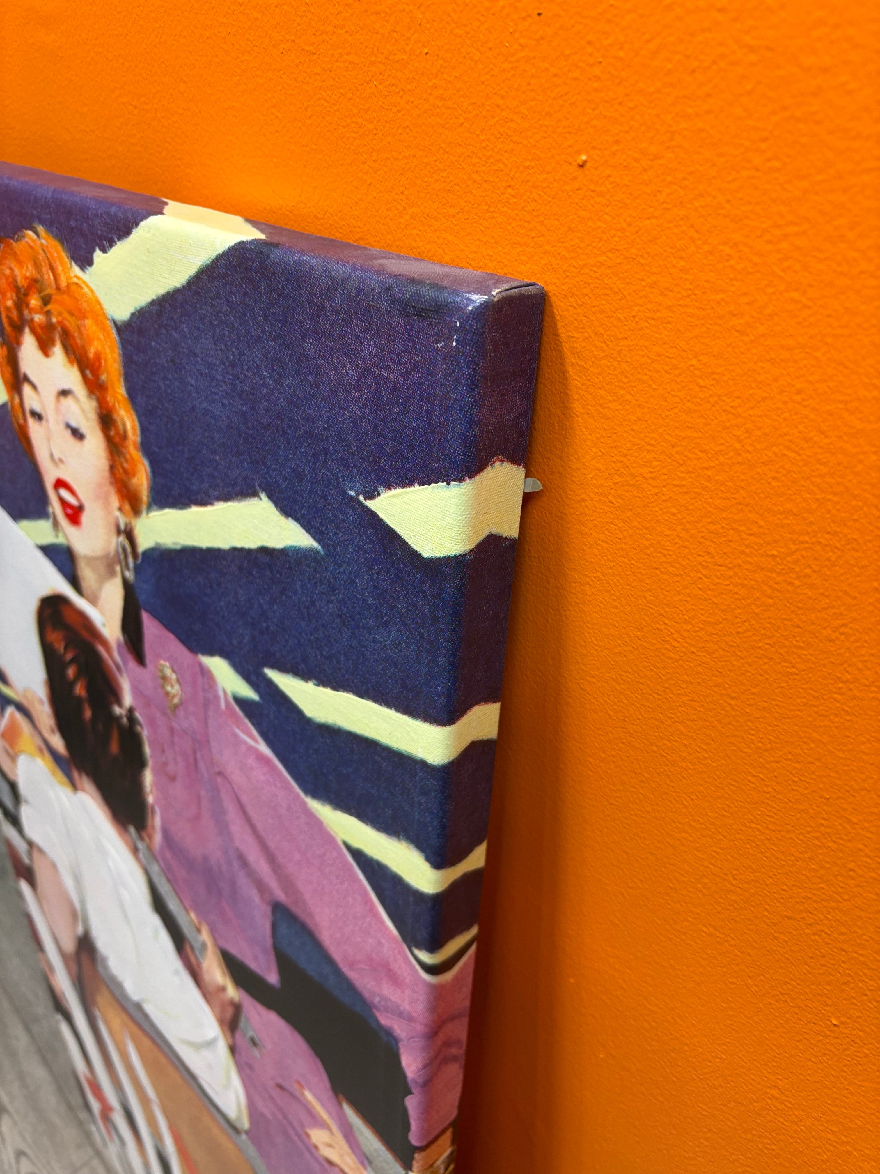 Office Work Stretched Canvas
