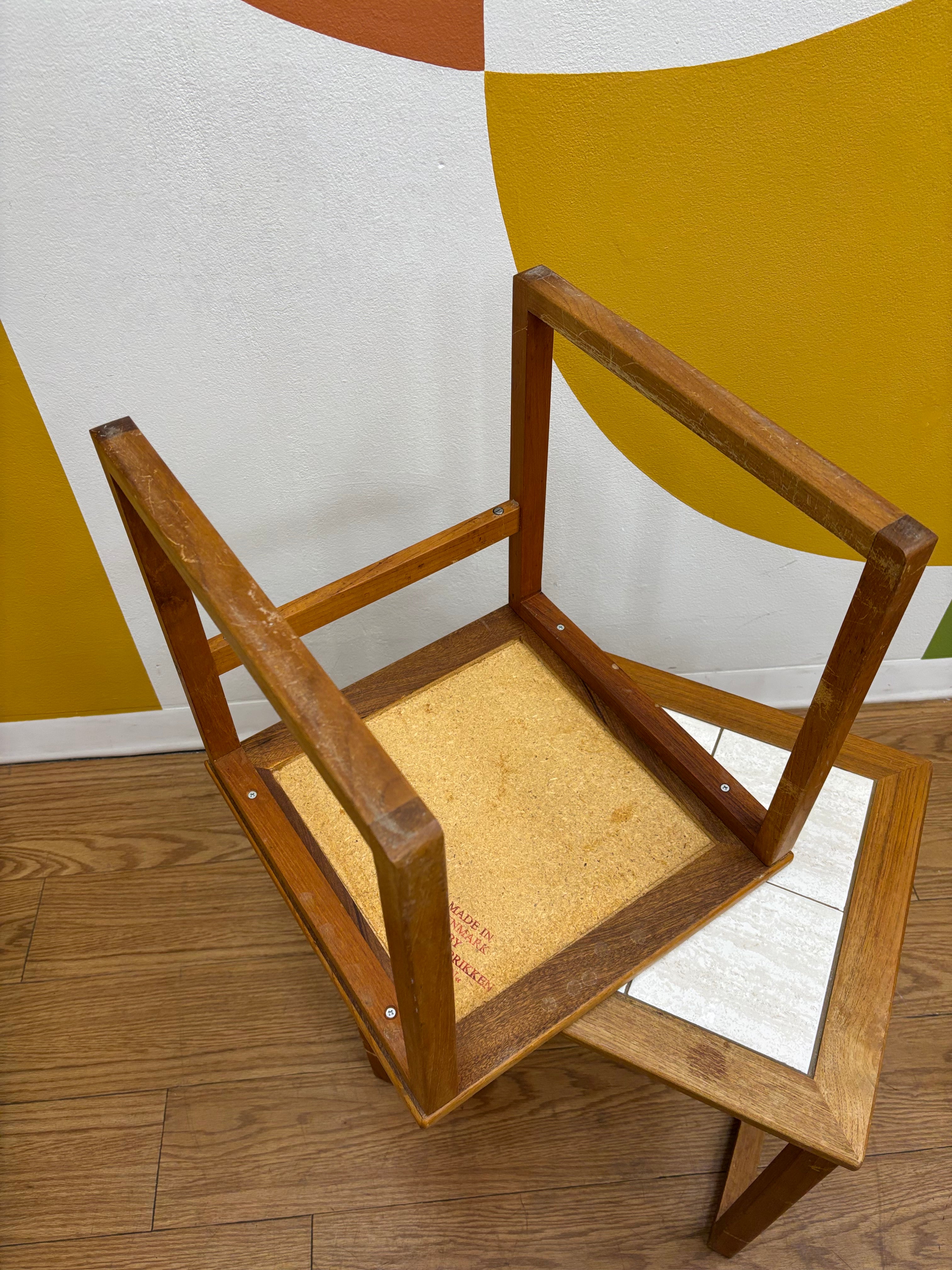 Tile Top Nesting Tables (Made in Denmark)
