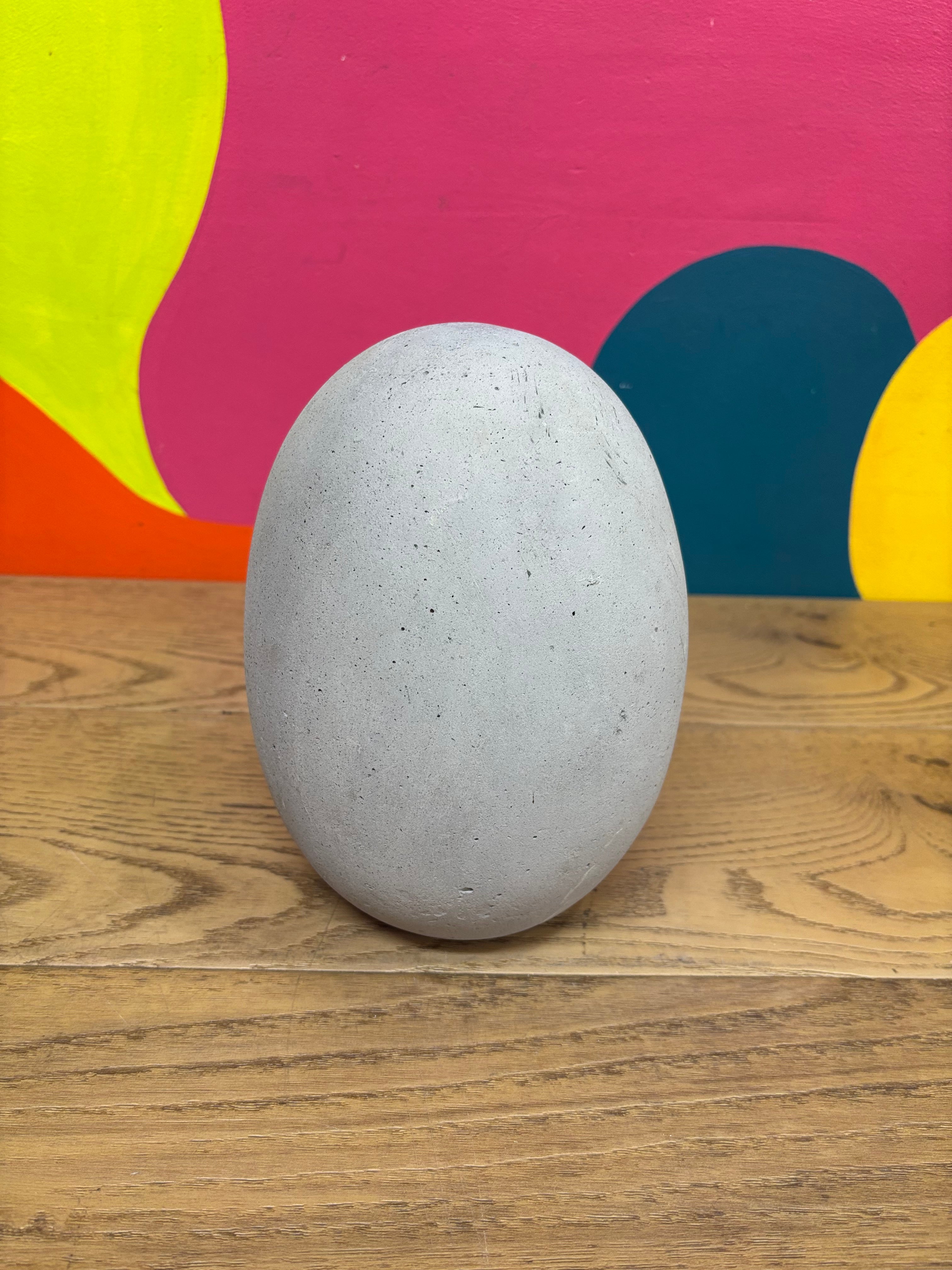 Egg Shaped Stone Sculpture