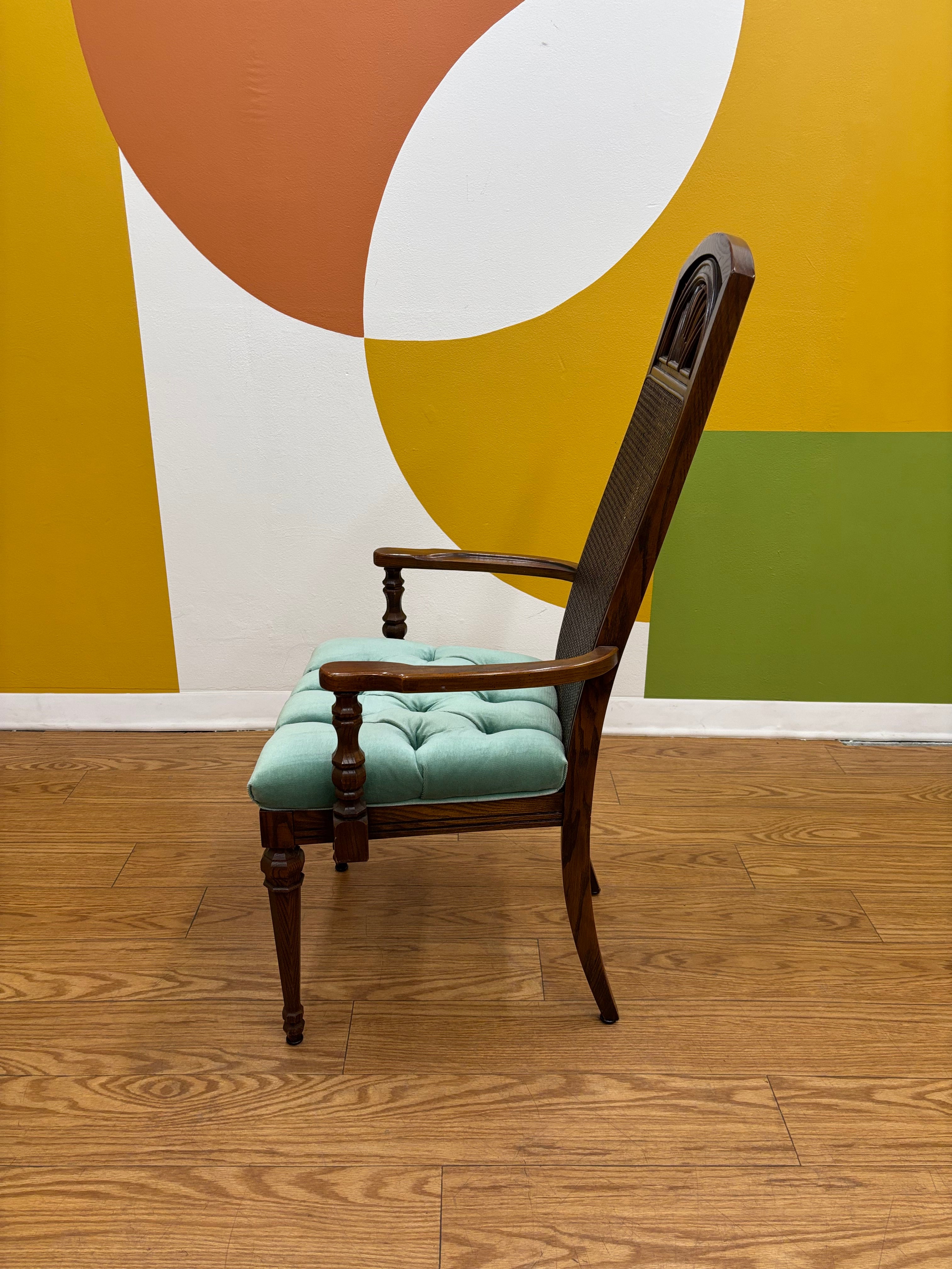 Woven Cane Dining Chair